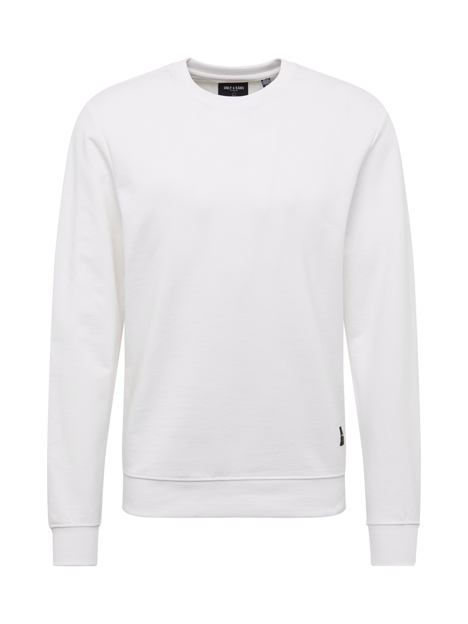 Only Sons Heren Sweatshirt Unbrushed Noos Wit only sons kopen in de aanbieding