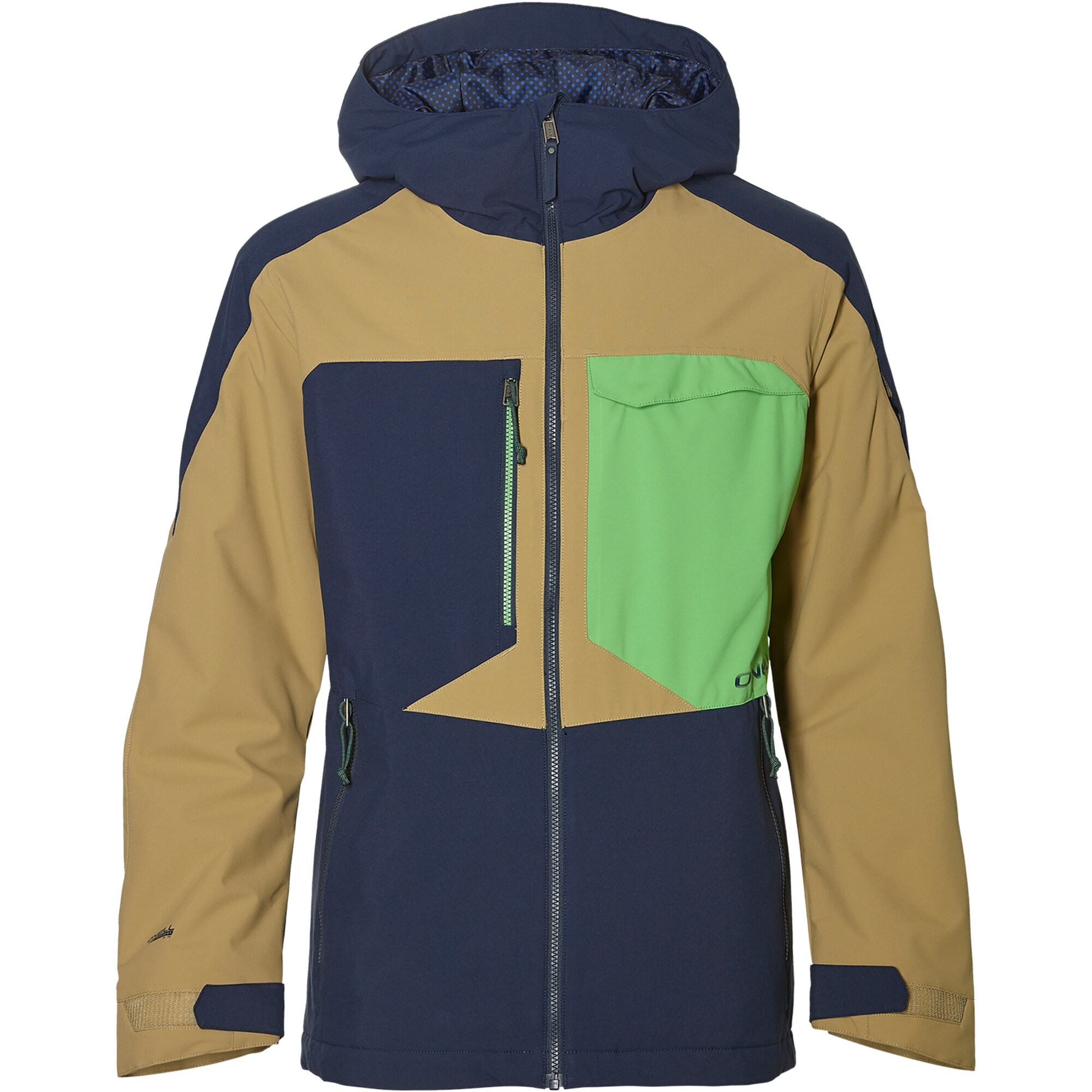 Oneill Heren Outdoorjas Exile Bruin Groen oneill kopen in de aanbieding