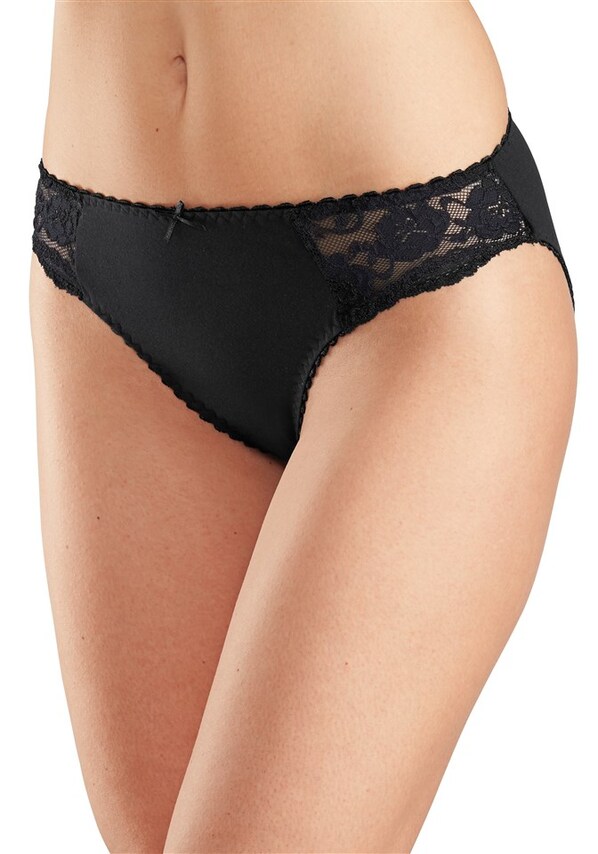 PETITE FLEUR, Slip, fekete, 5 kép a 5 közül