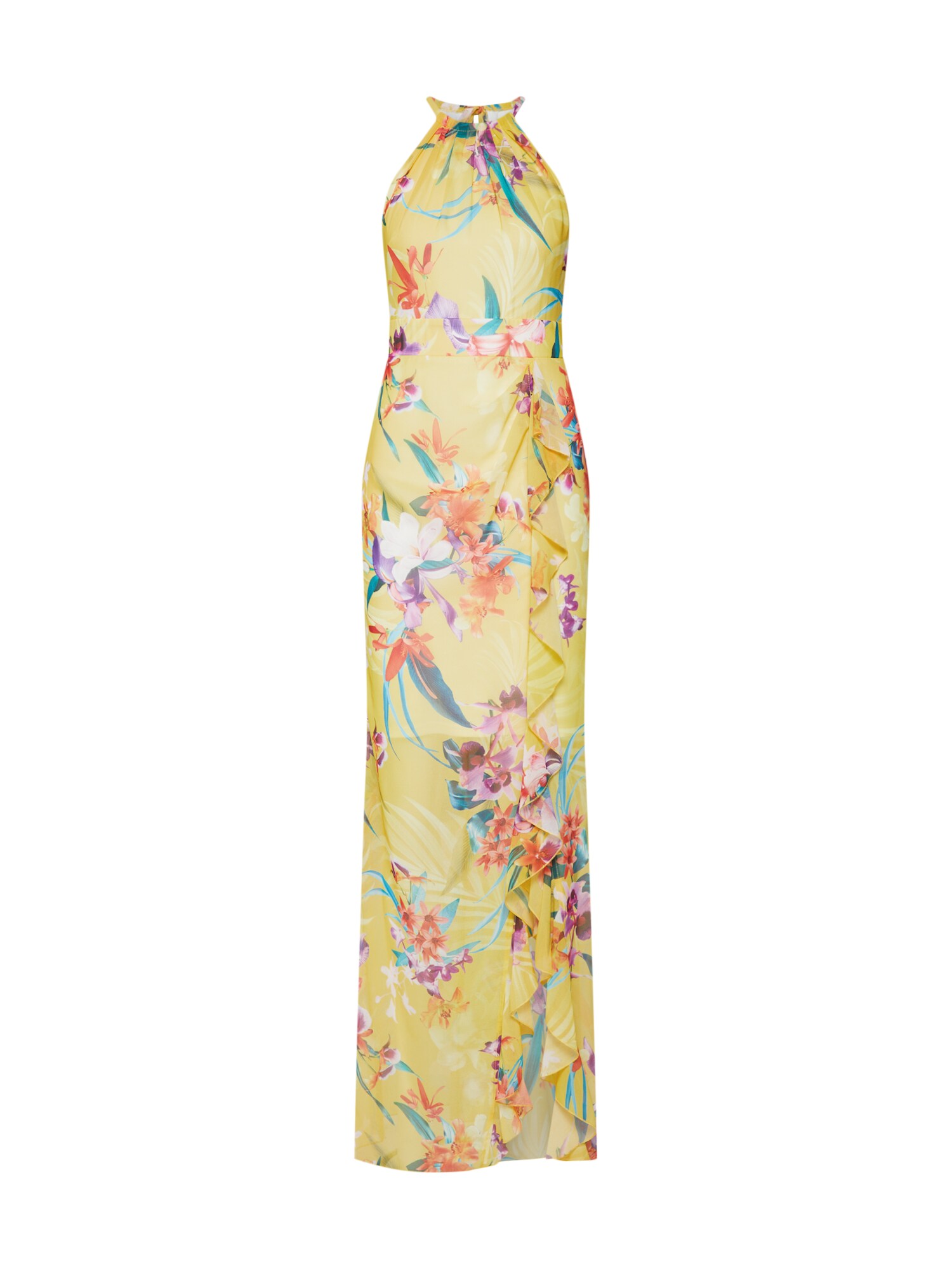 Lipsy Suknelė 'WS MIA PRINT MAXI'  mišrios spalvos / geltona