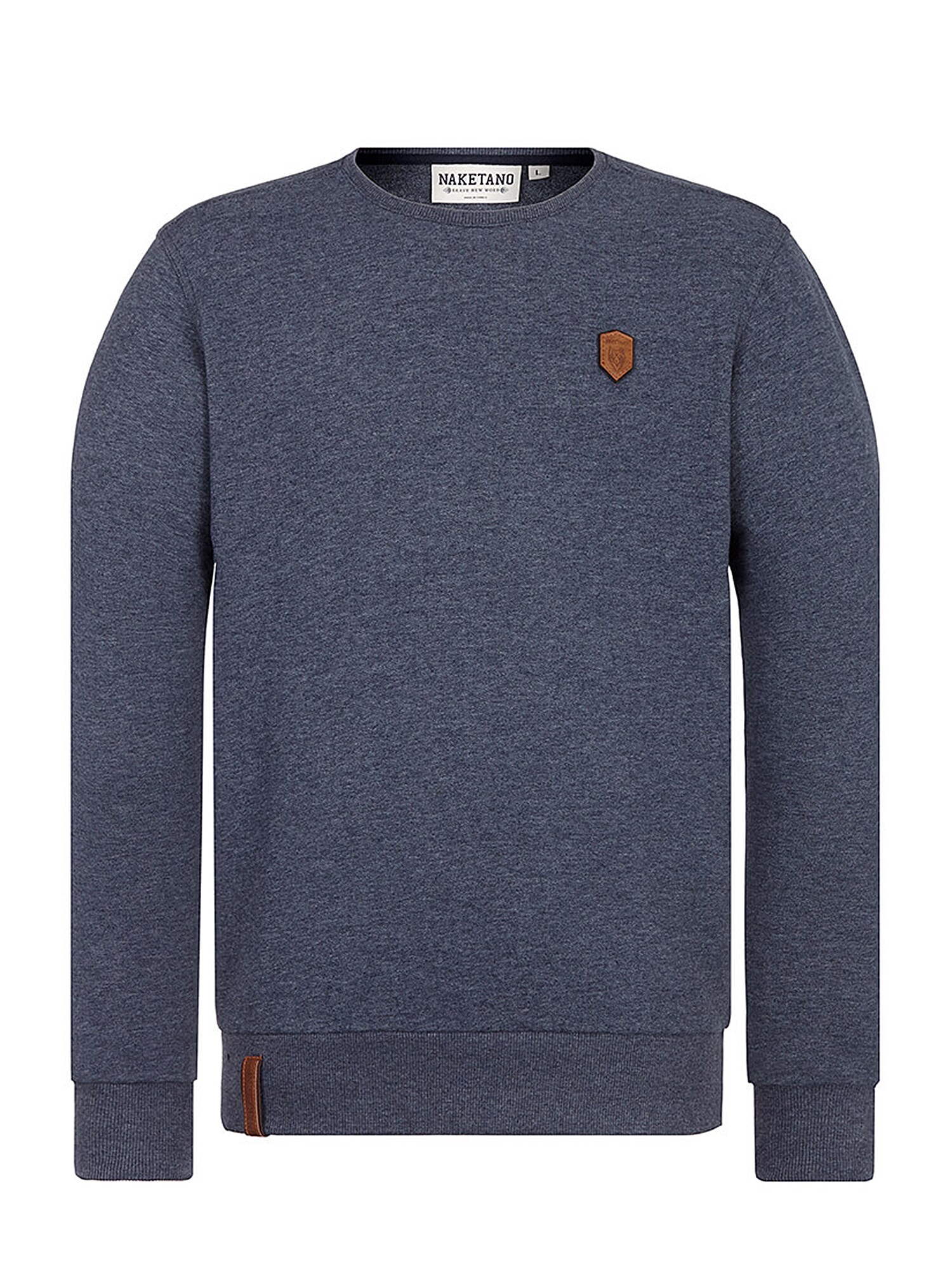Naketano Heren Sweatshirt Sheriff Von Huckingen Indigo naketano kopen in de aanbieding