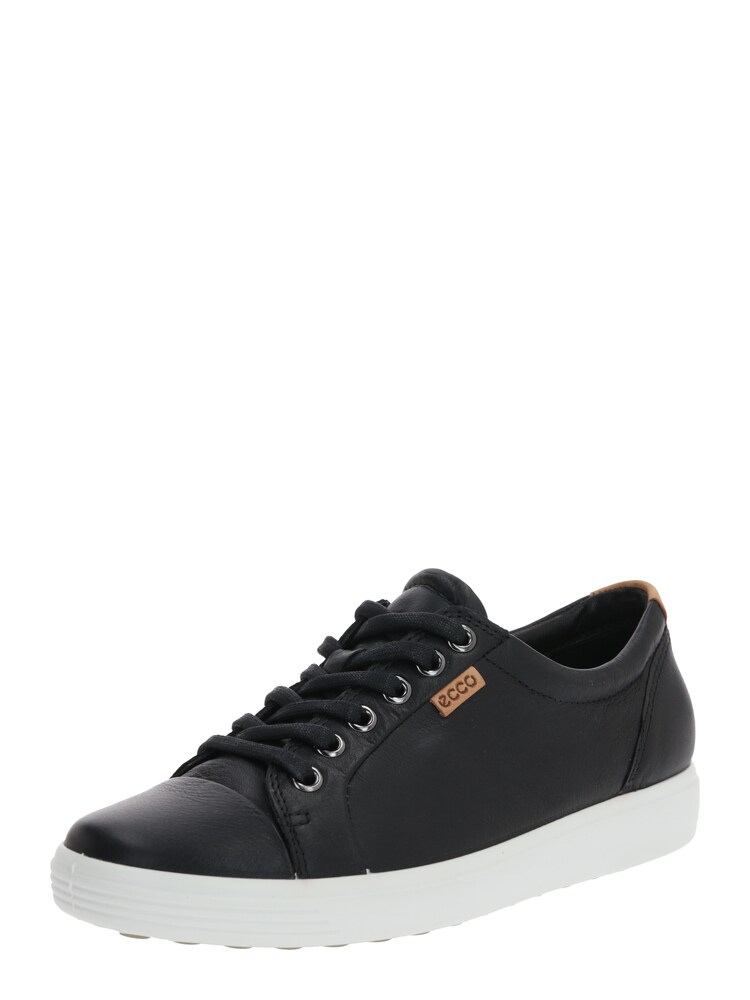 ECCO Sneaker 'Soft 7' Damen Größe 35 hellbraun / schwarz