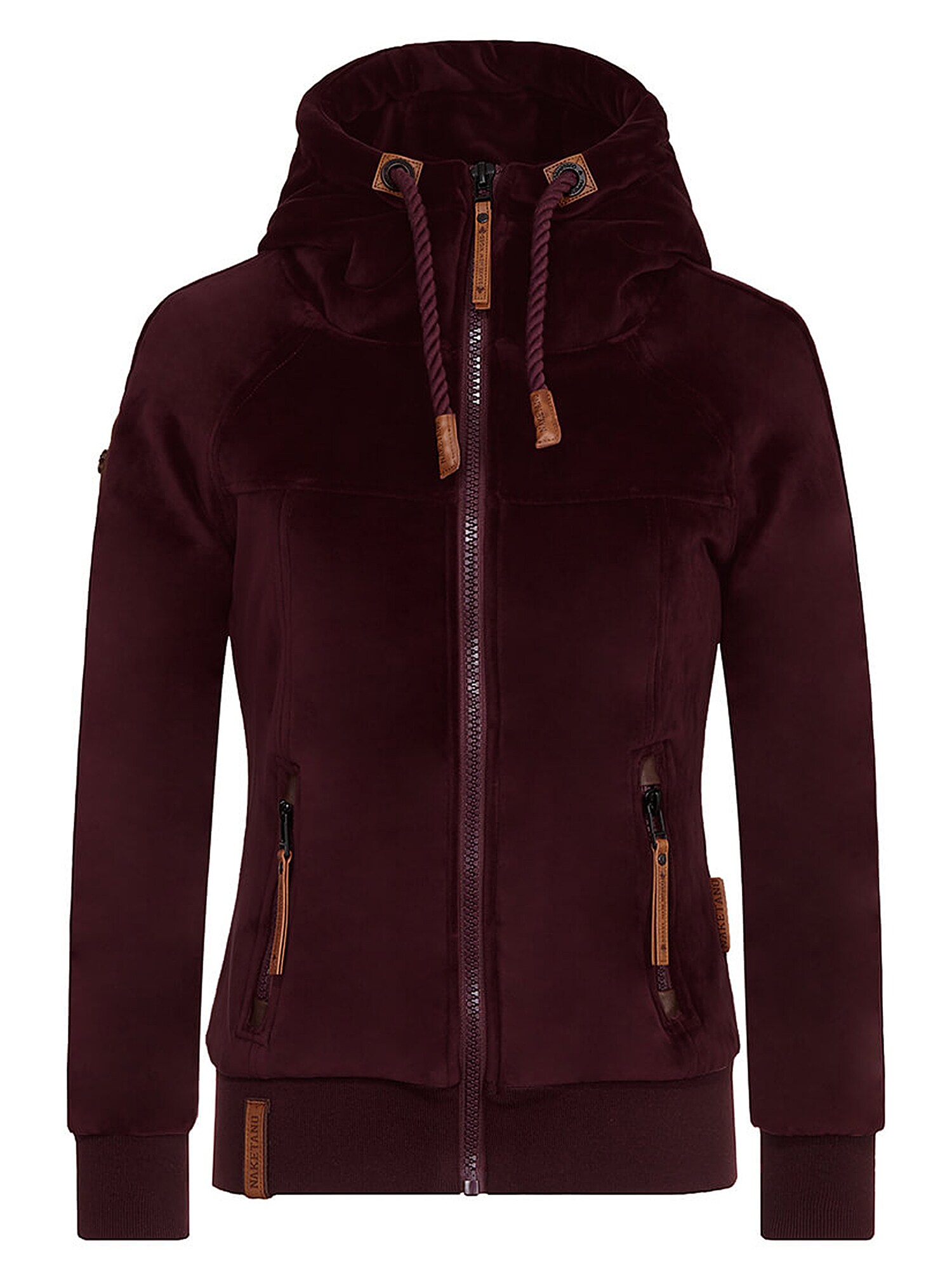 Naketano Dames Winterjas Dididadada Bordeaux naketano kopen in de aanbieding