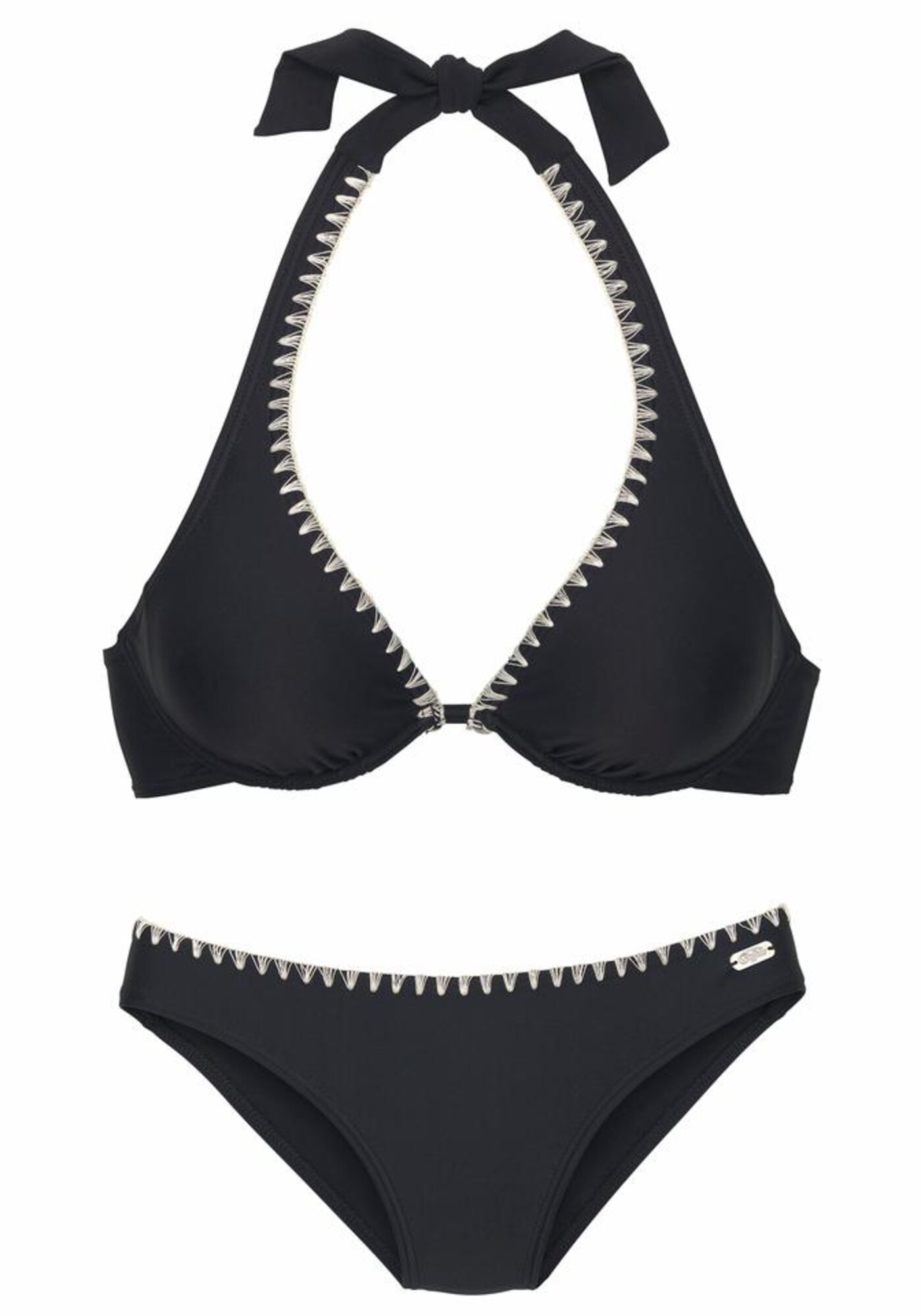 BUFFALO Bikiny  béžová / čierna