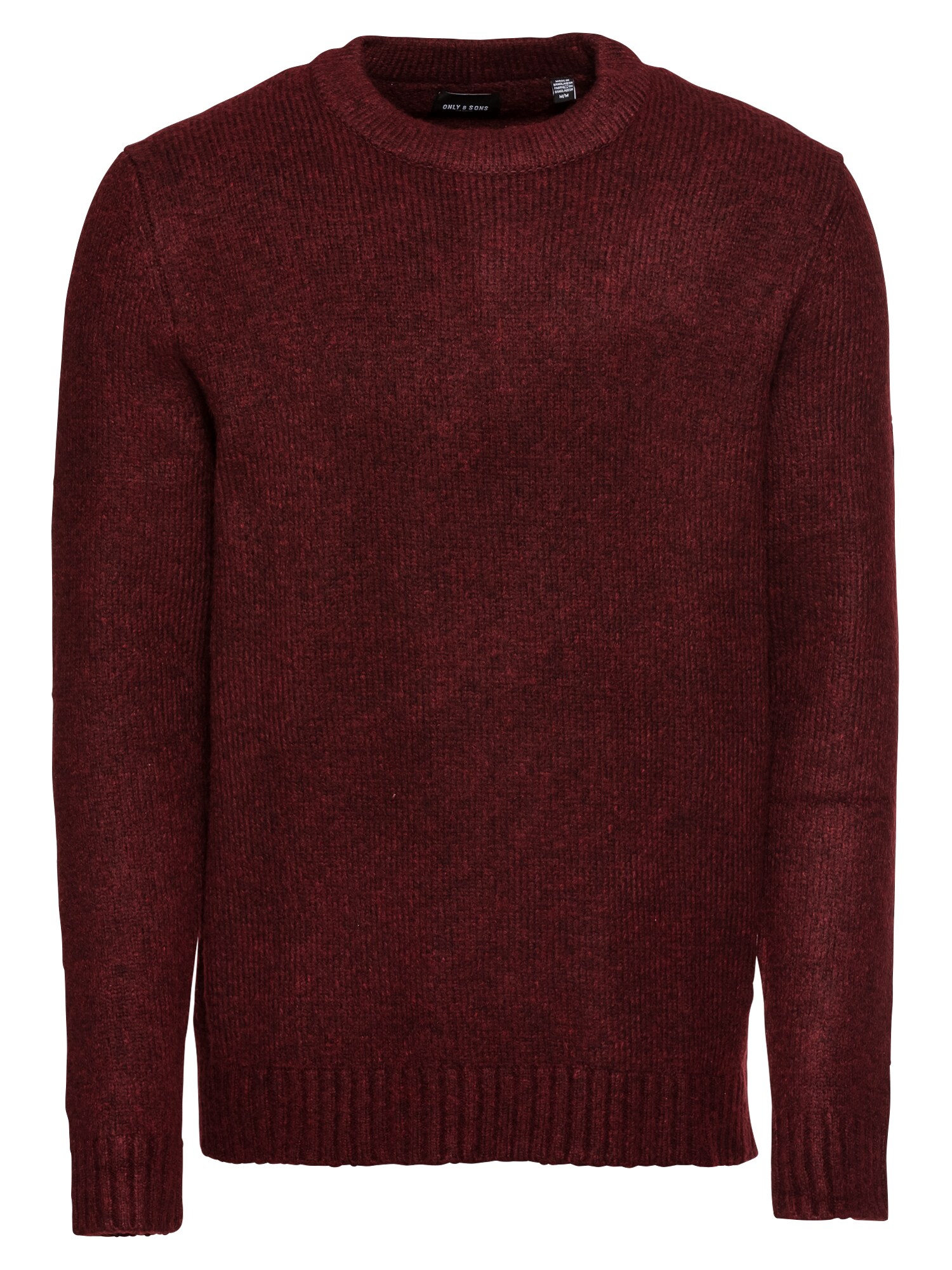 Only Sons Heren Trui Onspatrick 5 Crew Neck Knit Wijnrood only sons kopen in de aanbieding