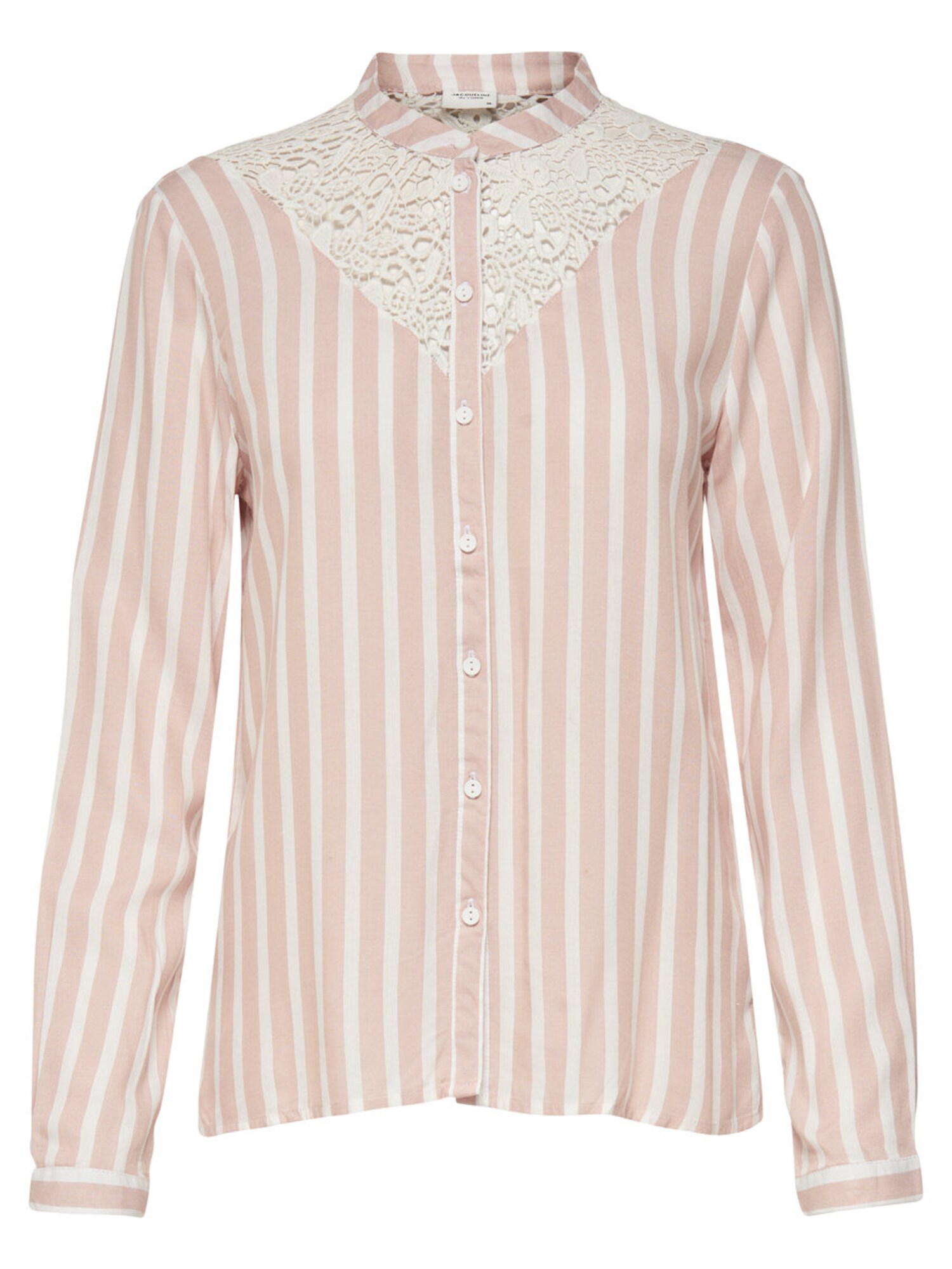 Jacqueline De Yong Dames Blouse Beige Wit jacqueline de yong kopen in de aanbieding