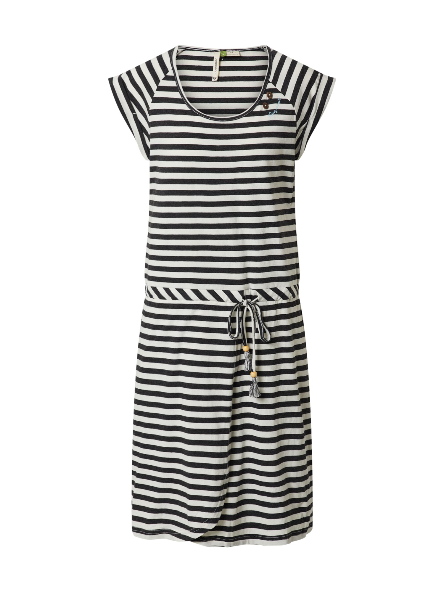 Ragwear Suknelė  juoda / balta