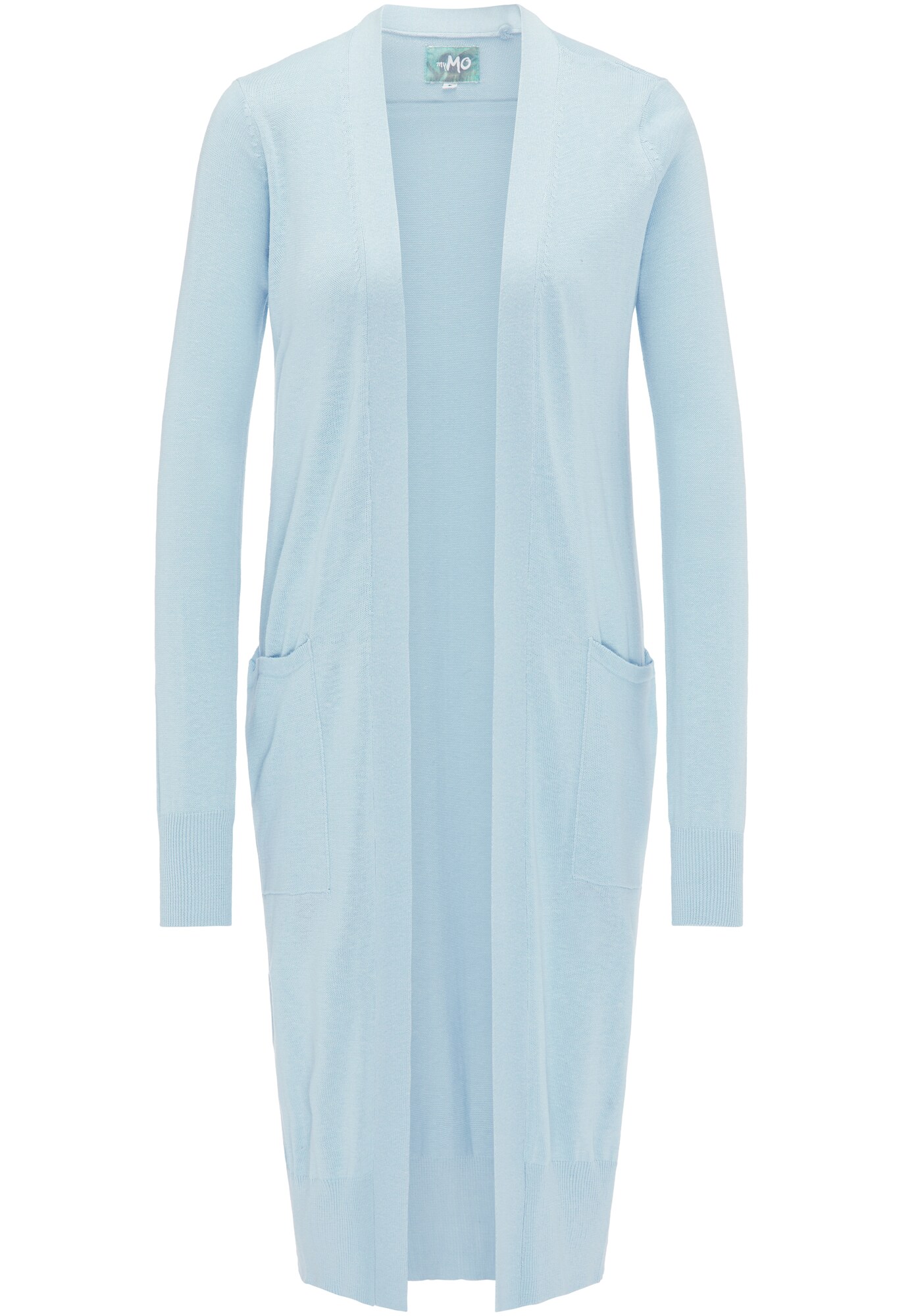 Mymo Dames Gebreid Vest Lichtblauw mymo kopen in de aanbieding