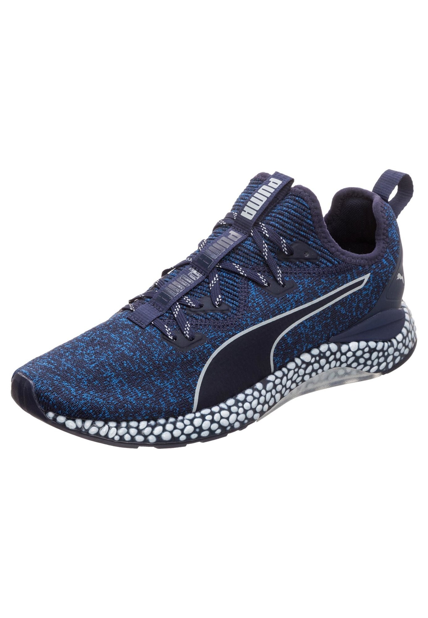Puma Heren Loopschoen Hybrid Runner Blauw Gemeleerd puma kopen in de aanbieding