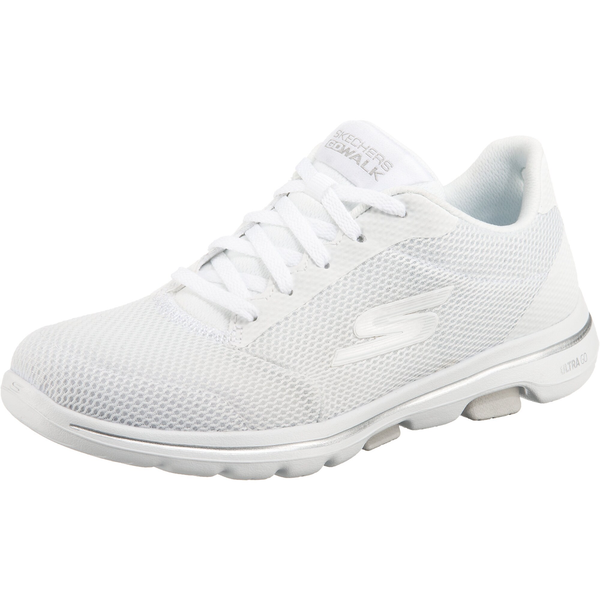 SKECHERS Sportbačiai be auliuko 'Go Walk Lucky'  balta