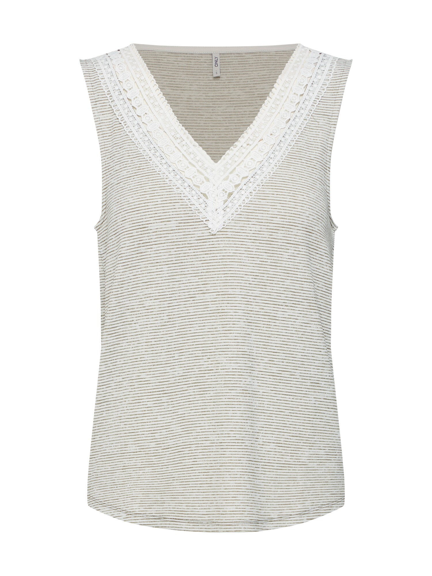 Only Dames Top Mira Olijfgroen Wit only kopen in de aanbieding