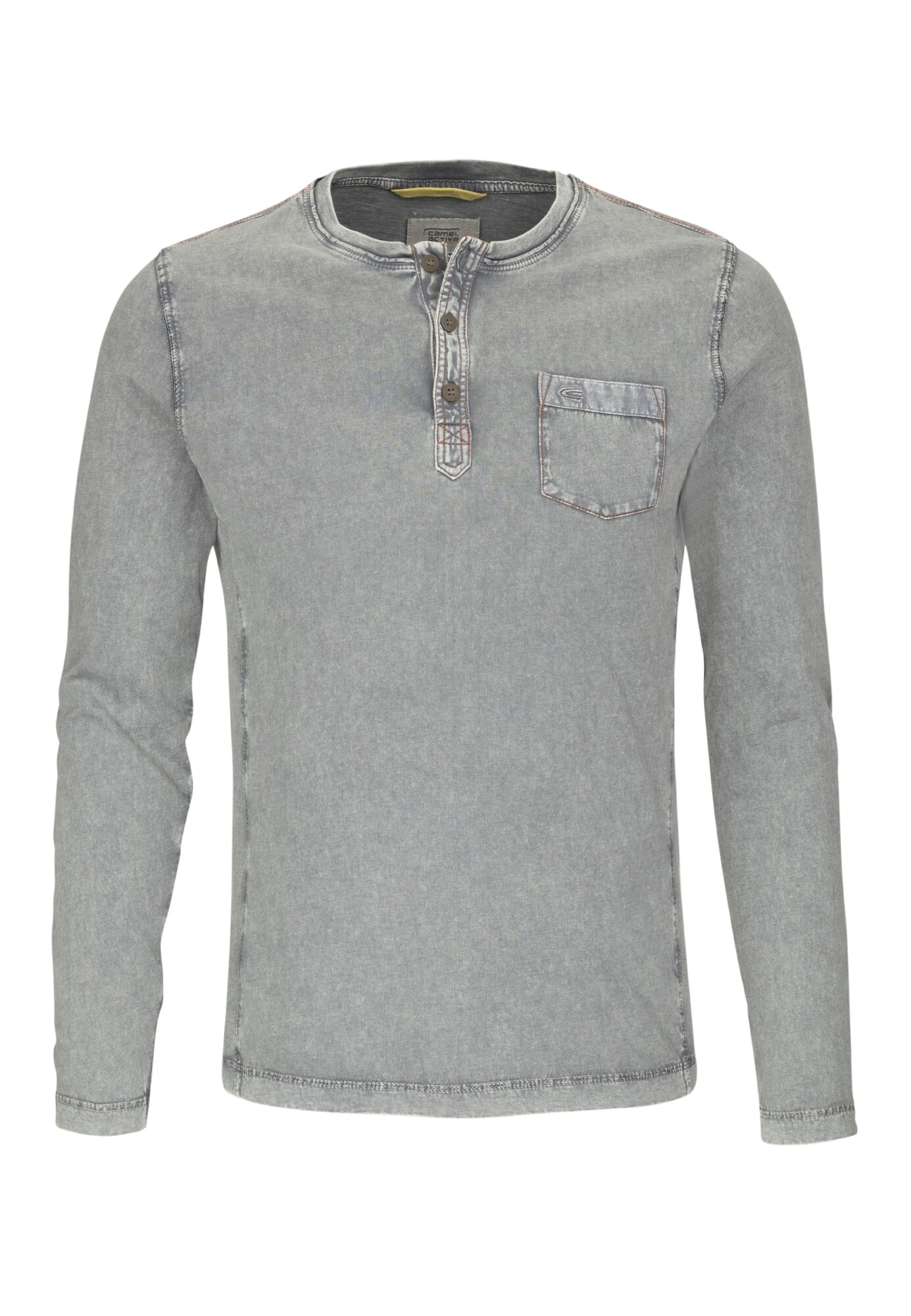 Camel Active Heren Shirt Pastelgroen camel active kopen in de aanbieding