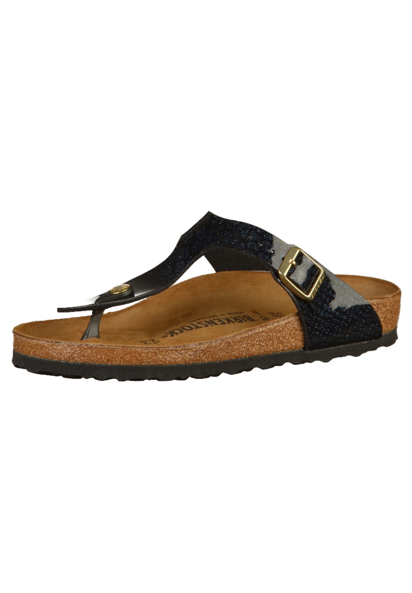 Birkenstock Dames Teenslipper Gizeh Bruin Zwart birkenstock kopen in de aanbieding
