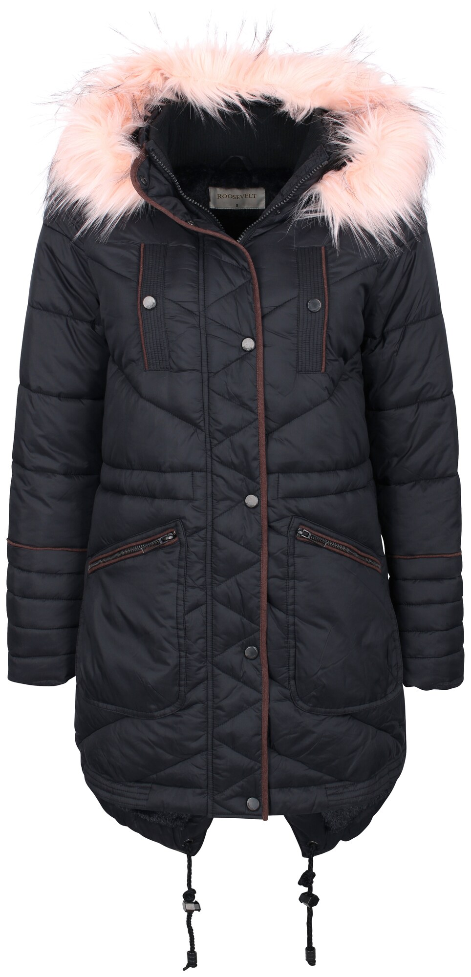 Roosevelt Dames Winterparka Donkerblauw roosevelt kopen in de aanbieding