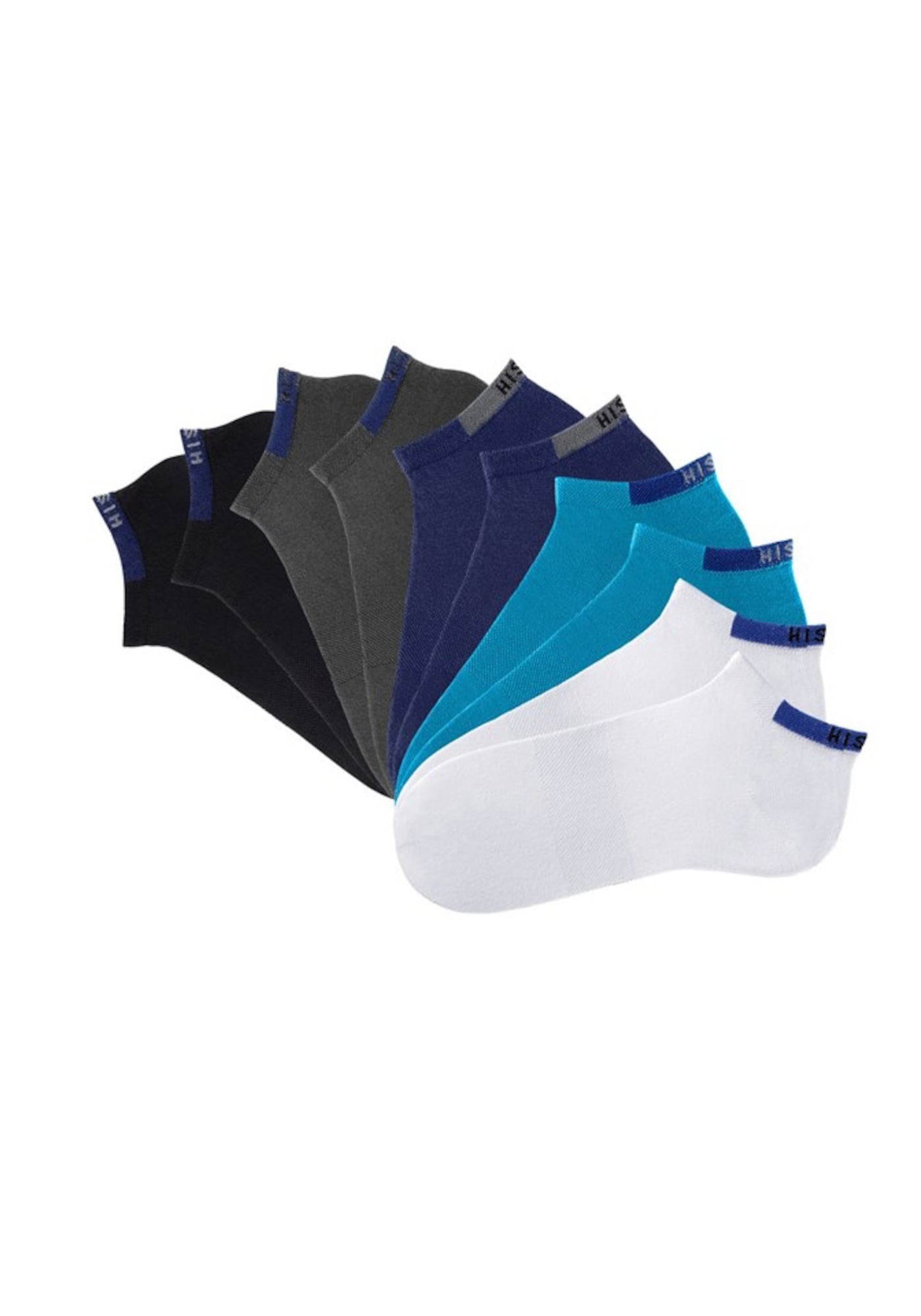 AboutYou | Damen H.I.S Sneakersocken blau, grau, schwarz AboutYou | Damen H.I.S Sneakersocken blau, grau, schwarz