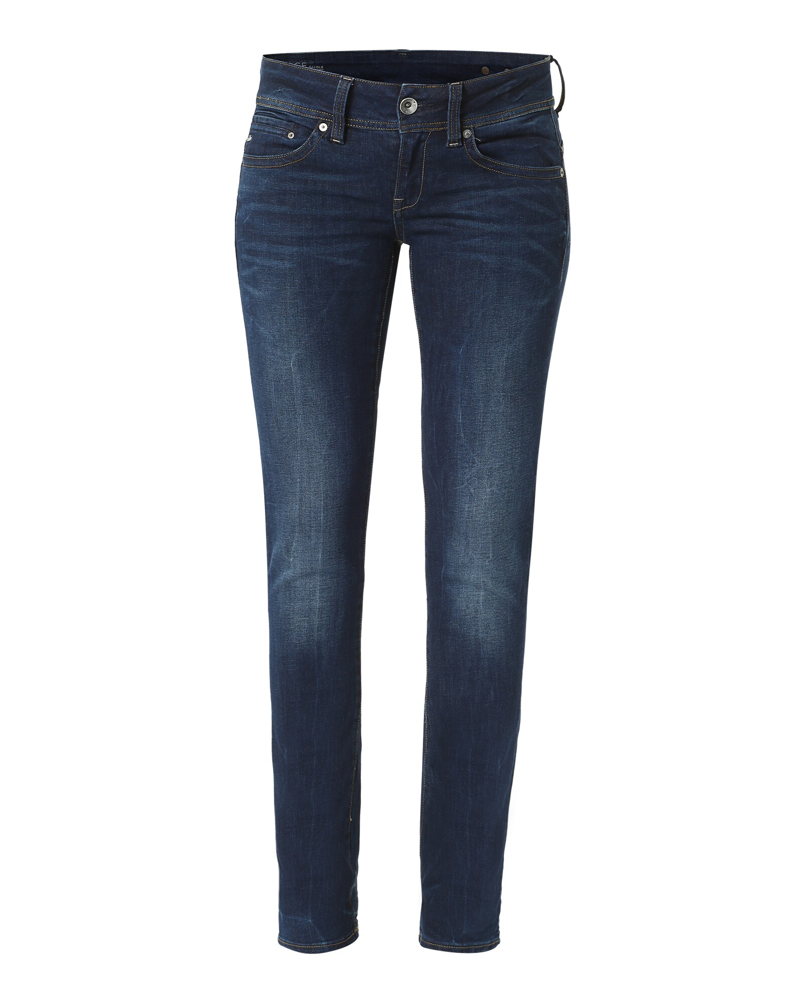 G-Star RAW Džinsai 'Midge Saddle Mid Straight'  mėlyna