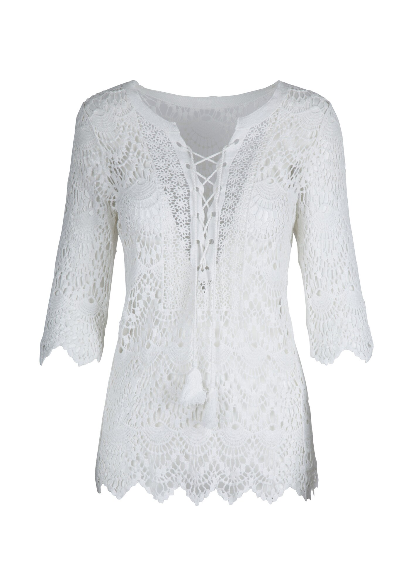 Lingadore Dames Strandjurk Wit lingadore kopen in de aanbieding