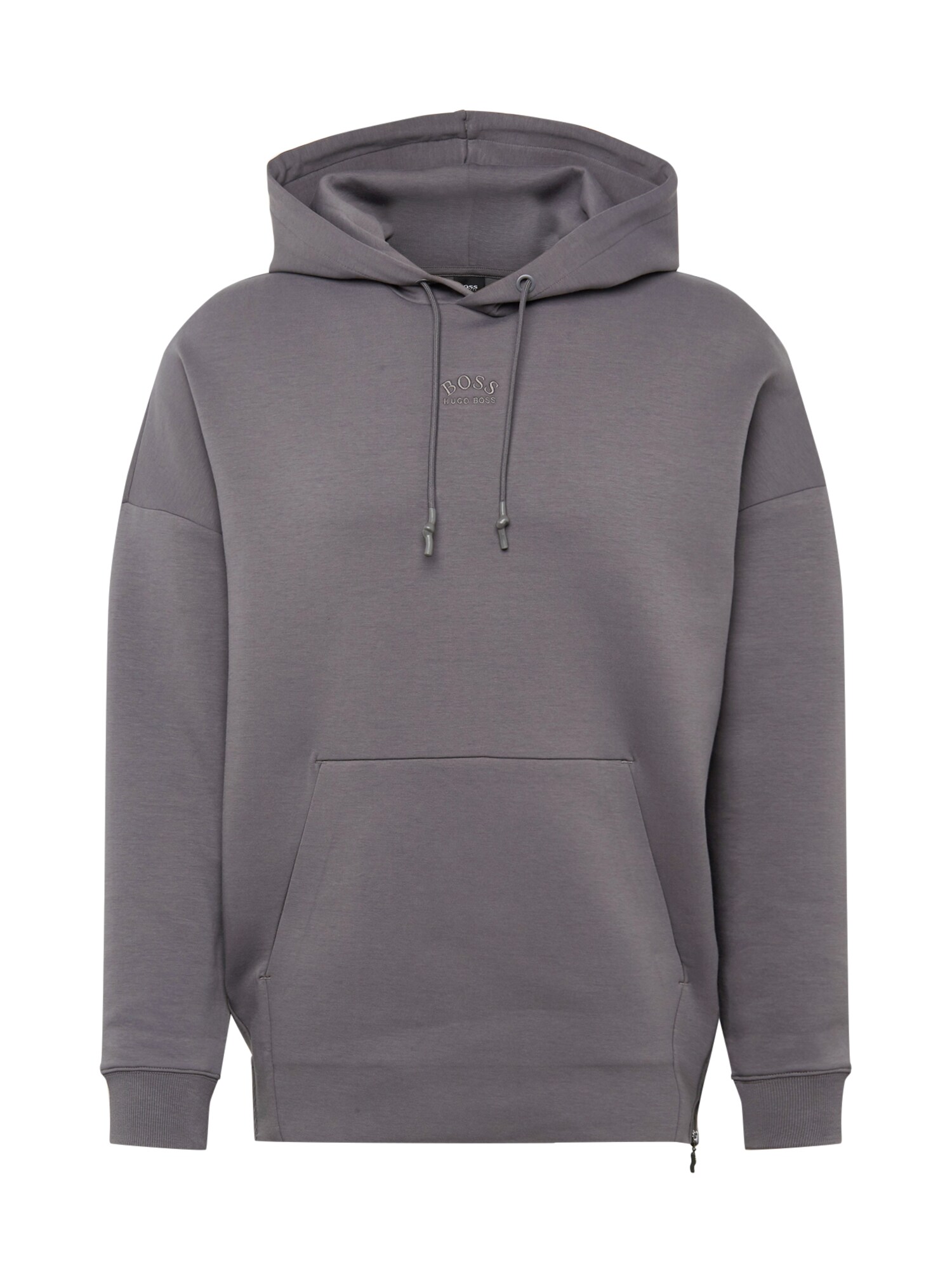 BOSS ATHLEISURE Megztinis be užsegimo 'Sly'  pilka