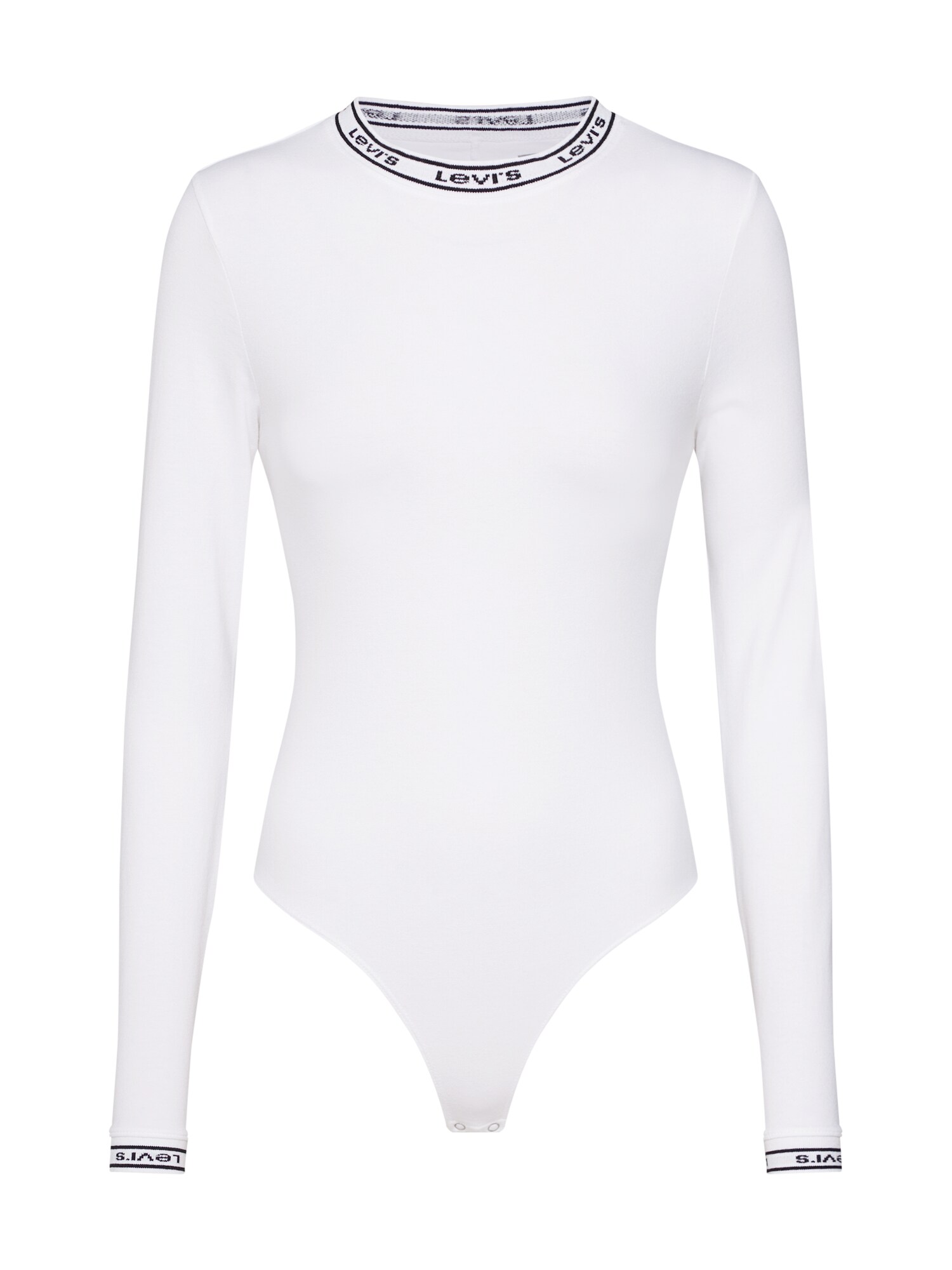 Levis Dames Shirt Ls Bodysuit Wit levis kopen in de aanbieding