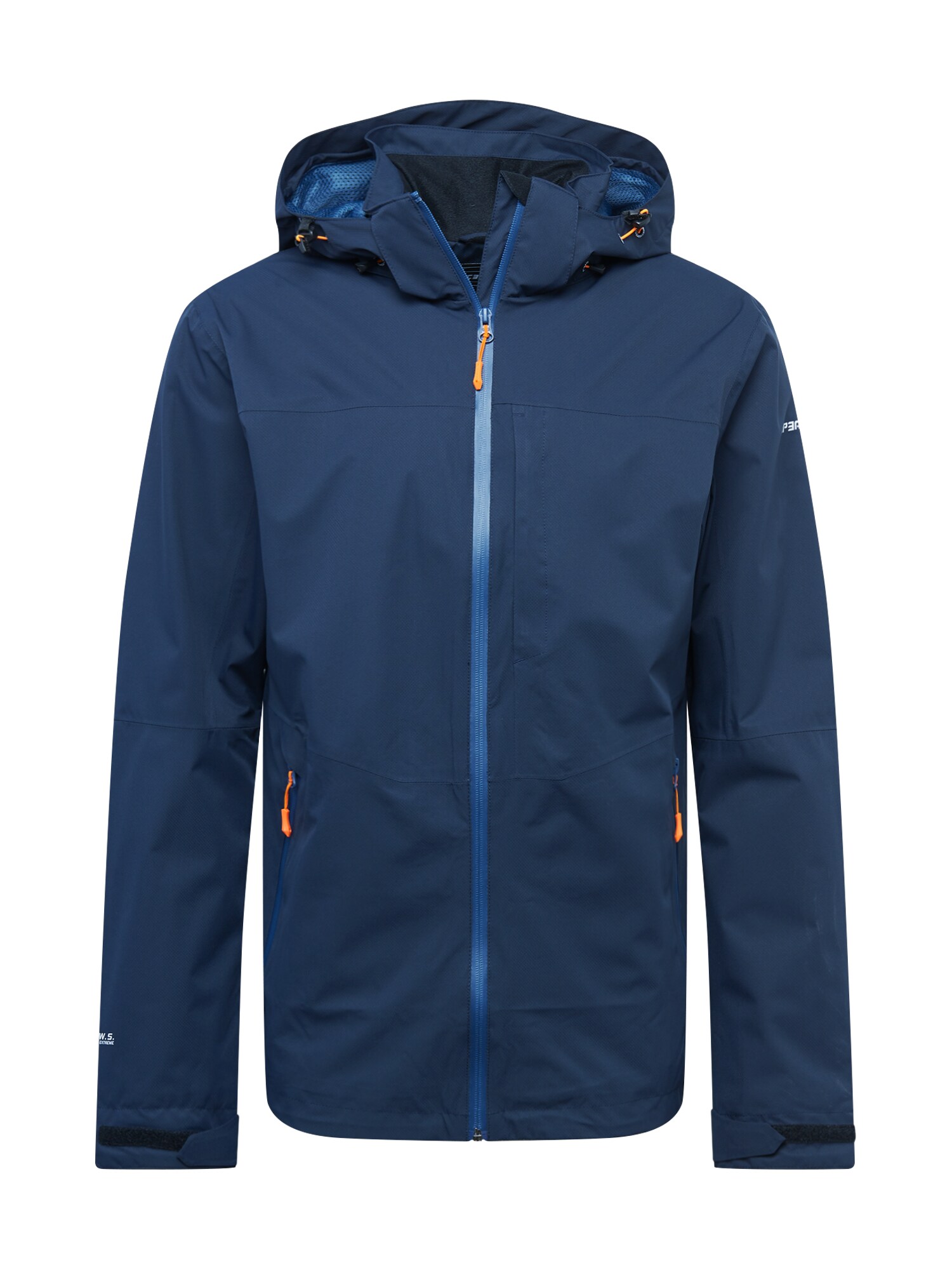 ICEPEAK Žieminė striukė 'BARI'  tamsiai mėlyna / balta