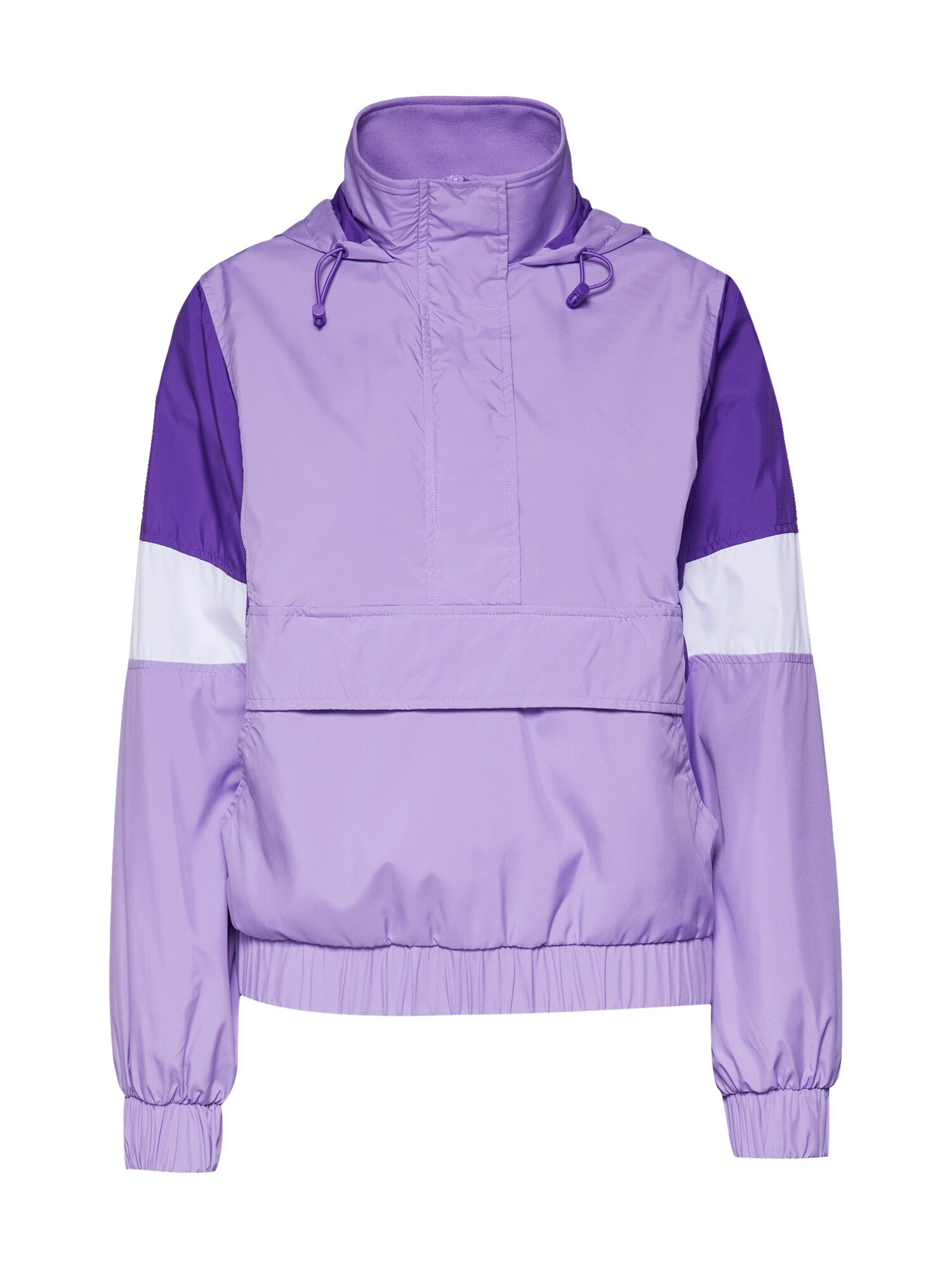 Urban Classics Demisezoninė striukė  balta / šviesiai violetinė / tamsiai violetinė