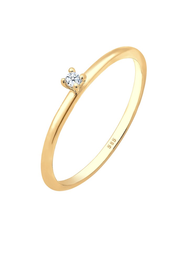 Elli DIAMONDS Ring Damen Größe 56 gold