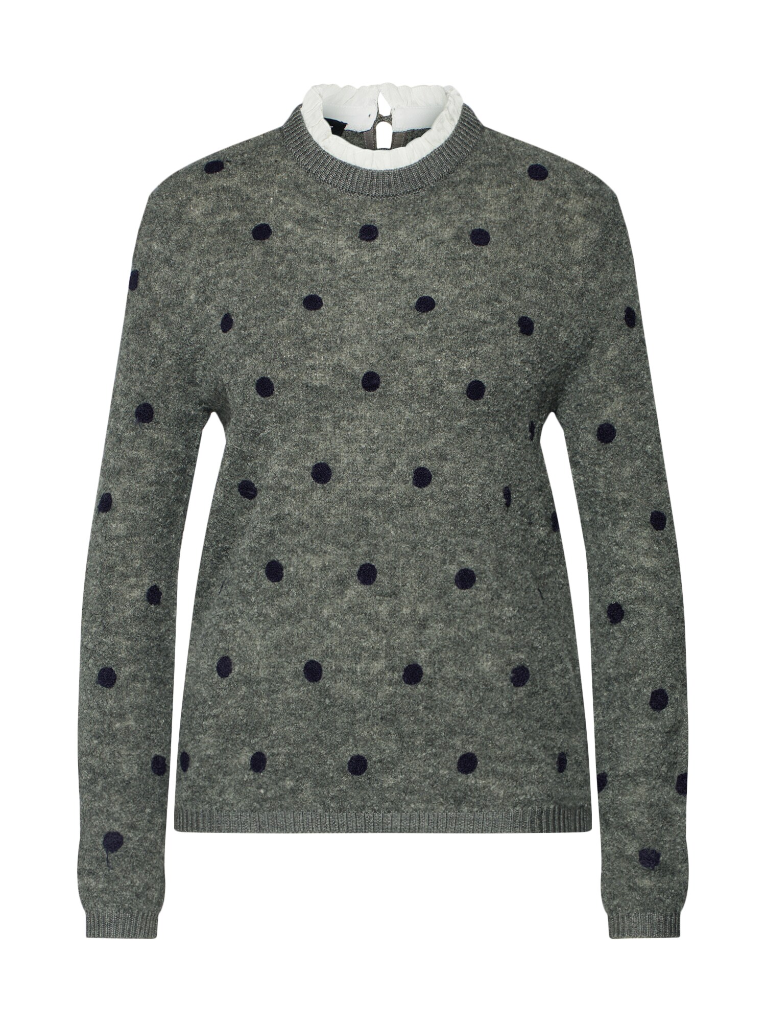 Kookai Dames Trui Grijs Gemengde Kleuren kookai kopen in de aanbieding