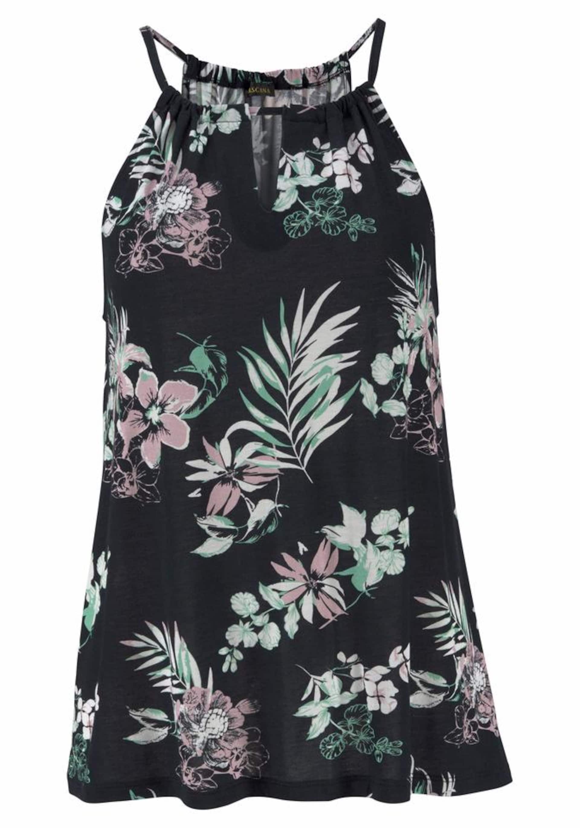 LASCANA Topp mint / gammalrosa dam