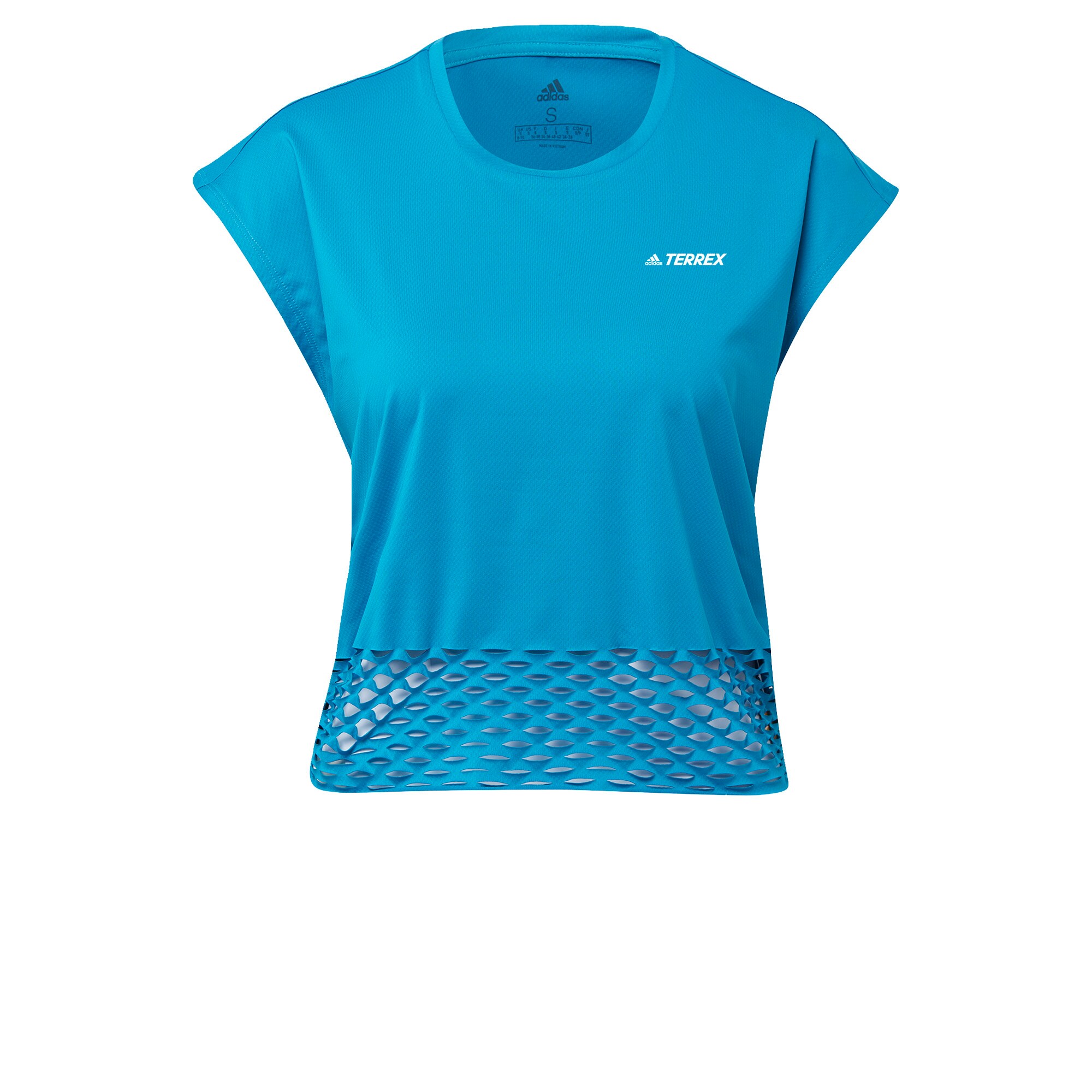 ADIDAS PERFORMANCE Sportiniai marškinėliai 'Terrex Agravic'  sidabro pilka / mėlyna