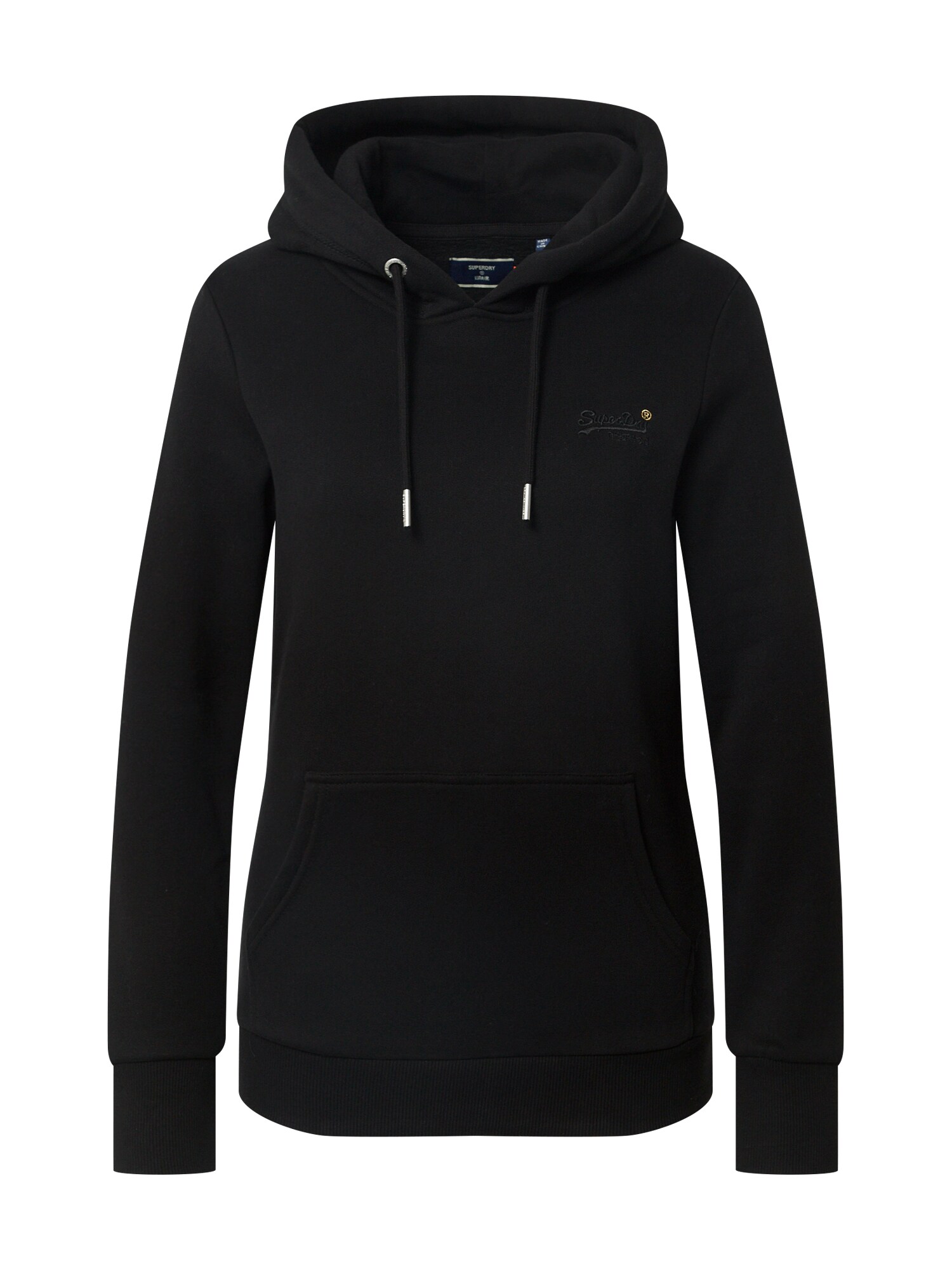 Superdry Megztinis be užsegimo 'Orange Label Overhead'  juoda