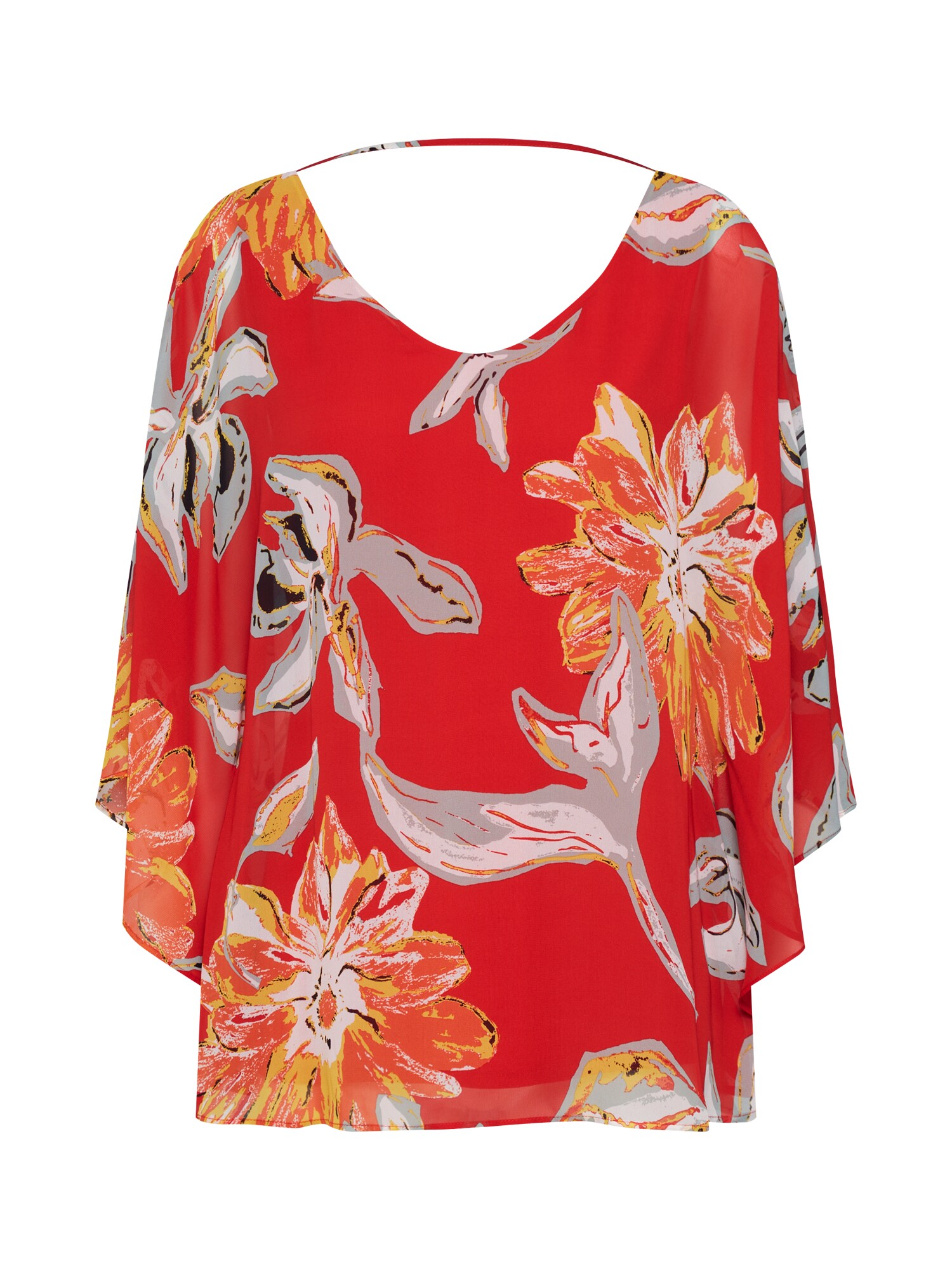 Soliver Black Label Dames Blouse Sinaasappel Rood soliver black label kopen in de aanbieding