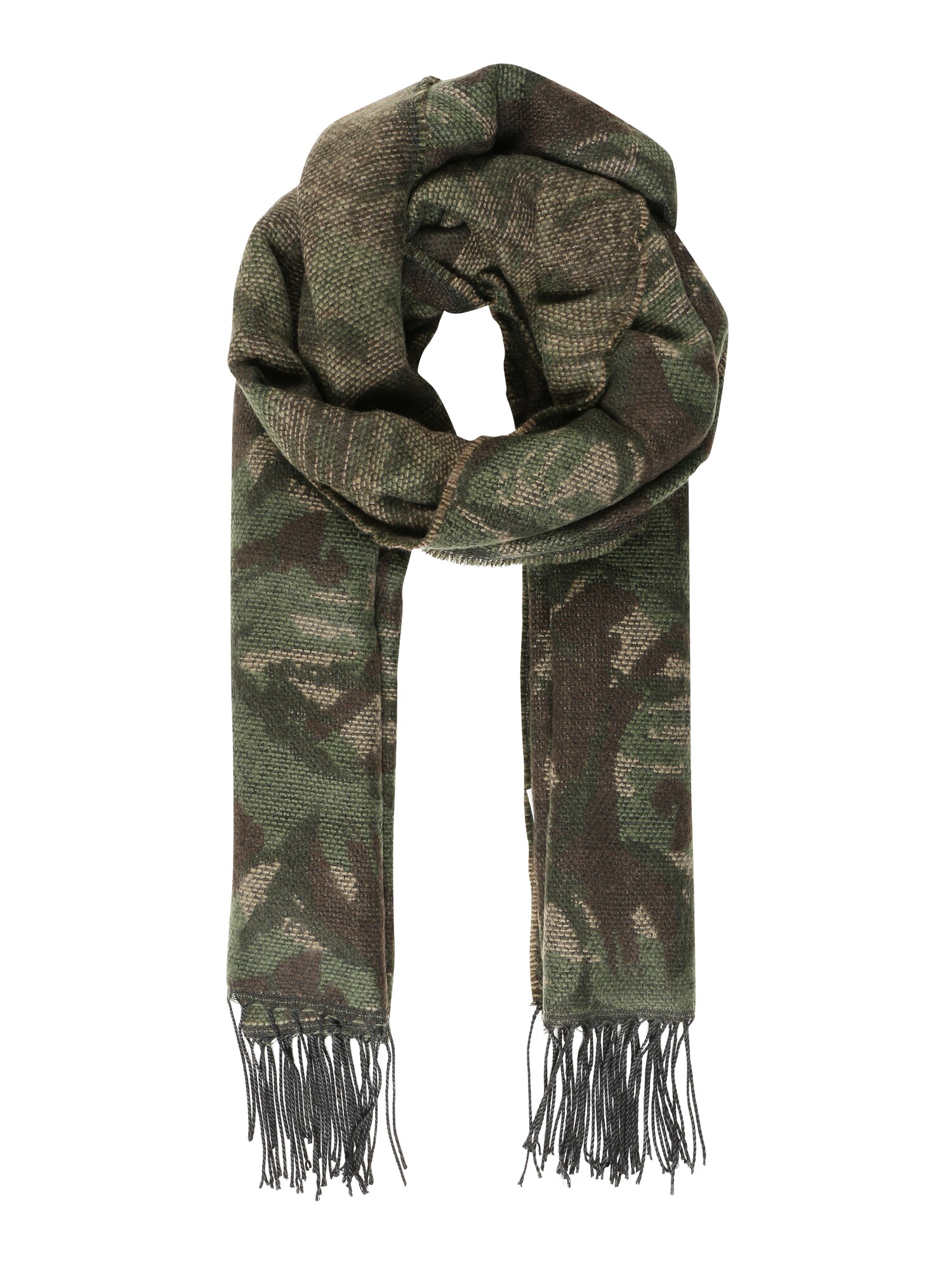 Jack And Jones Heren Sjaal Jaclenny Grijs Olijfgroen jack and jones kopen in de aanbieding