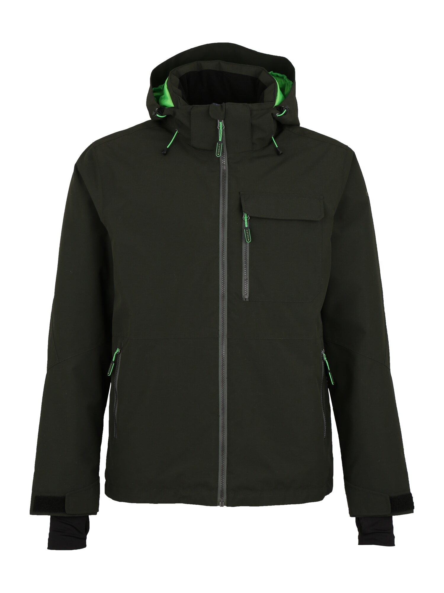 Icepeak Heren Outdoorjas Kevin Donkergroen icepeak kopen in de aanbieding