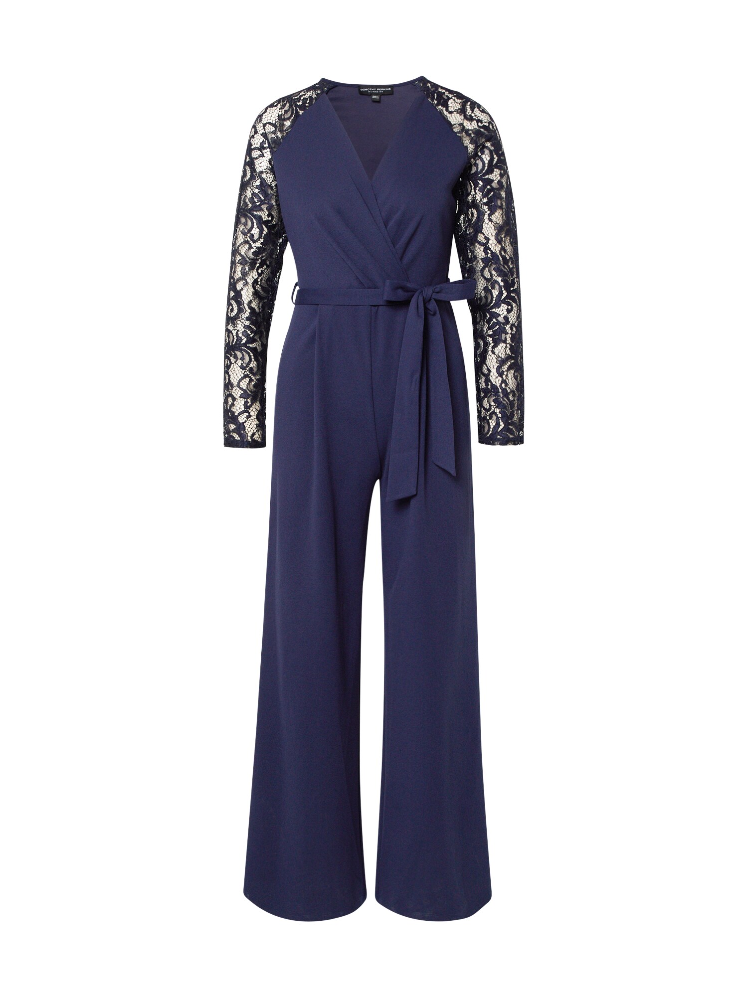 Dorothy Perkins Kombinezono tipo kostiumas 'LACE SLEEVE WRAP JUMPSUIT'  mėlyna