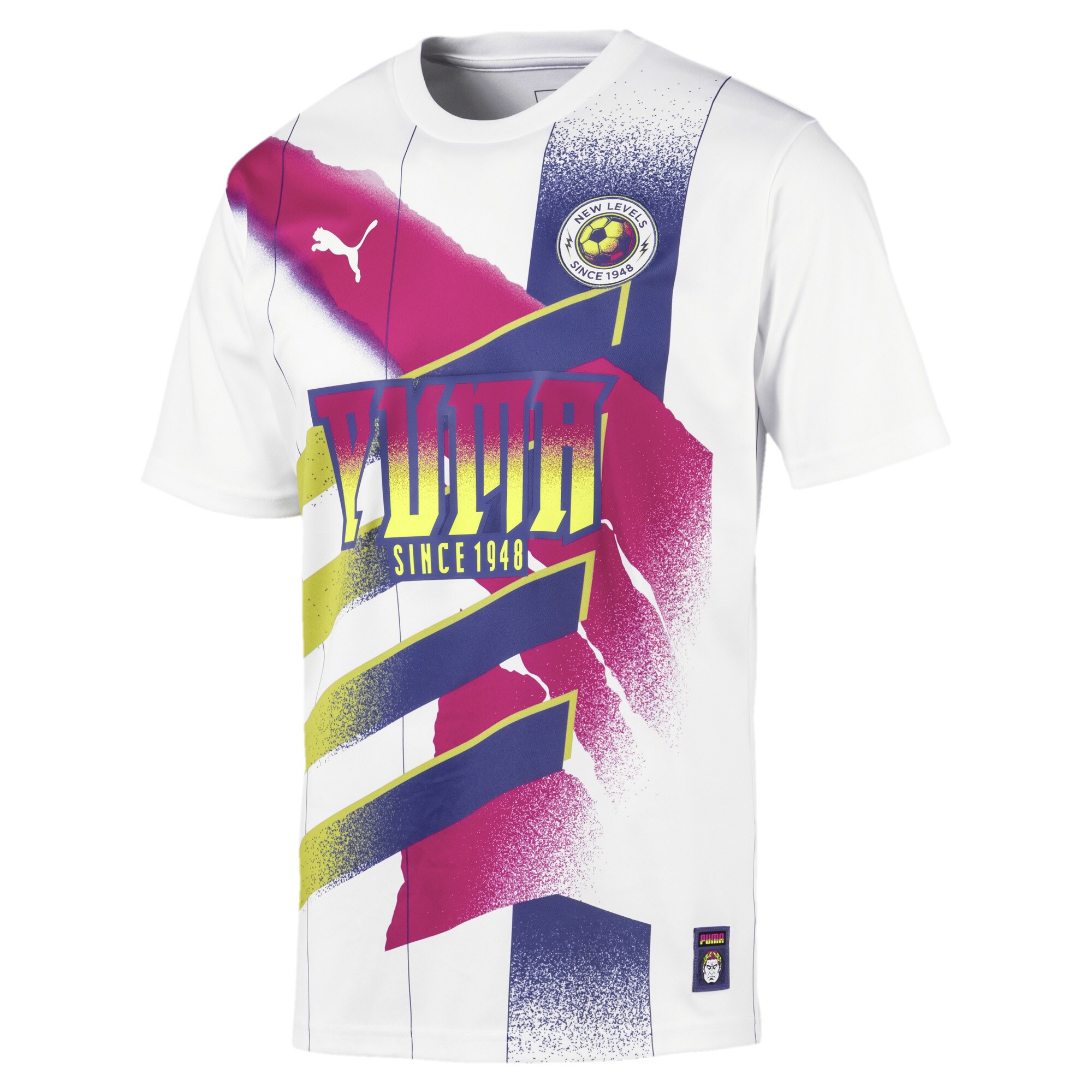 PUMA Tricot Retro  albastru / galben / ciclam / alb