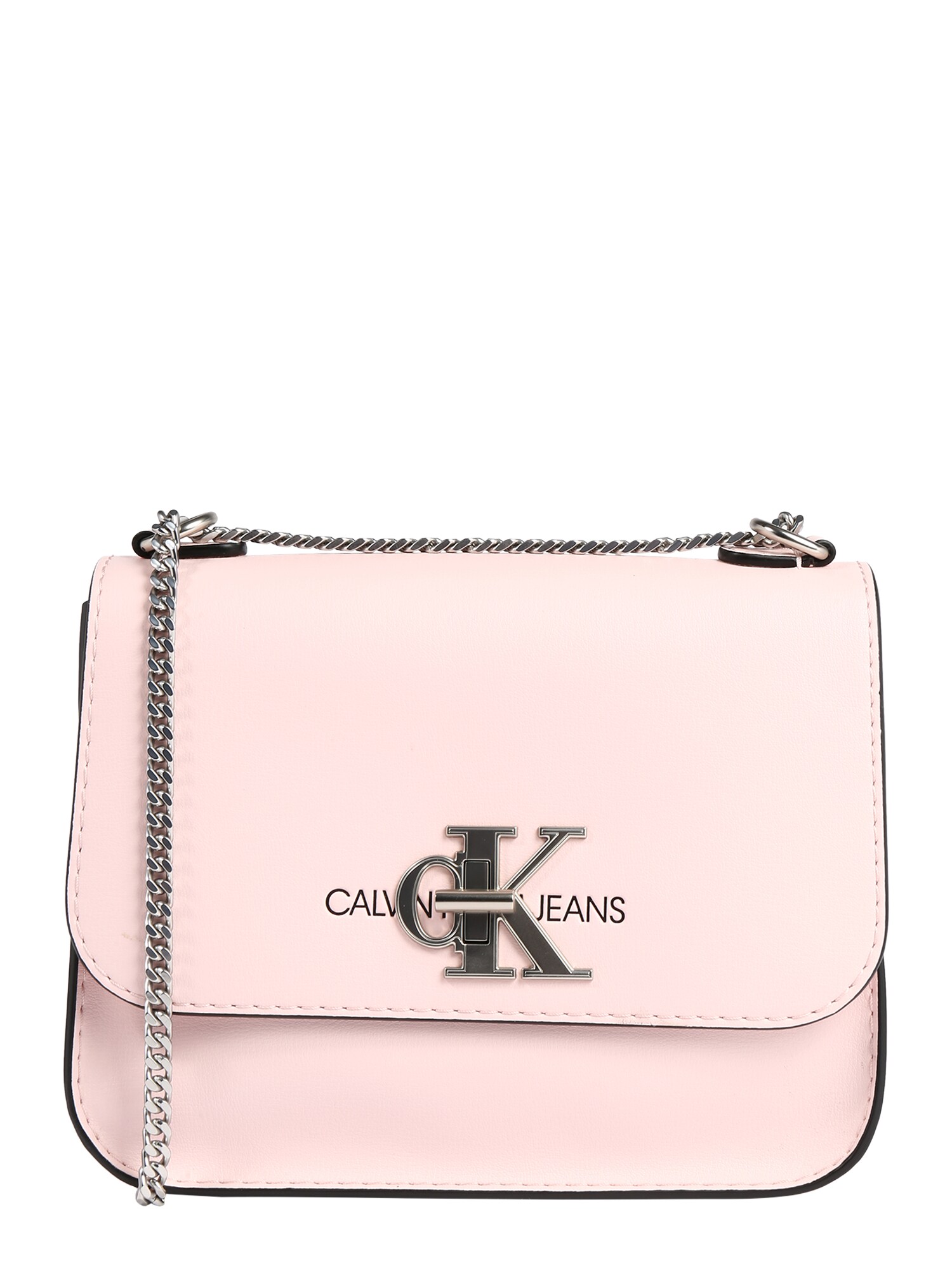 Calvin Klein Jeans Rankinė su ilgu dirželiu 'MEDIUM FLAP W/CHAIN'  rožinė