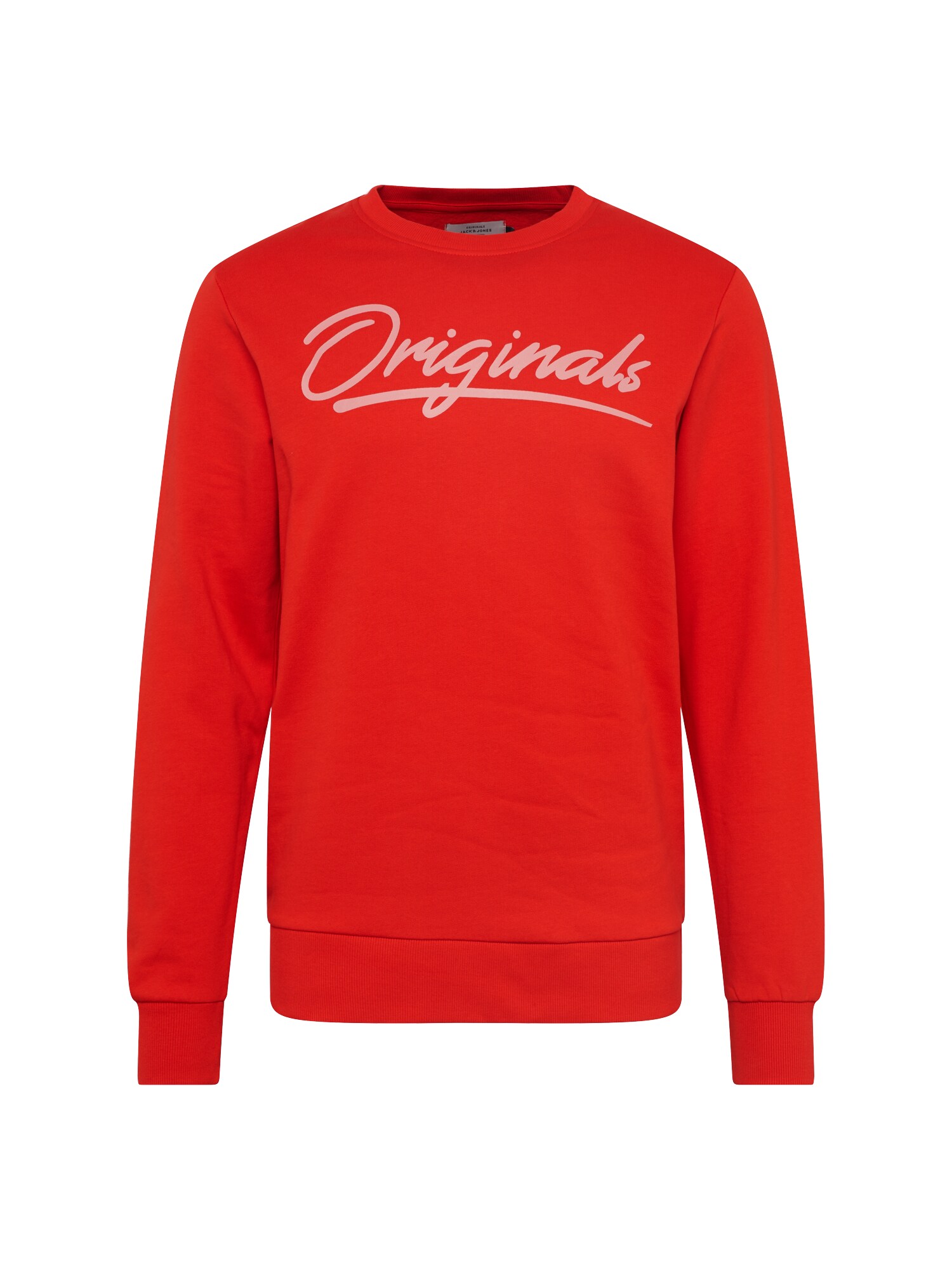 Jack And Jones Heren Sweatshirt Jorart Empire Sweat Crew Neck Rood Wit jack and jones kopen in de aanbieding