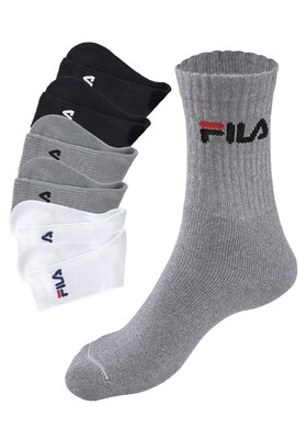FILA Calcetines  gris moteado / negro / blanco