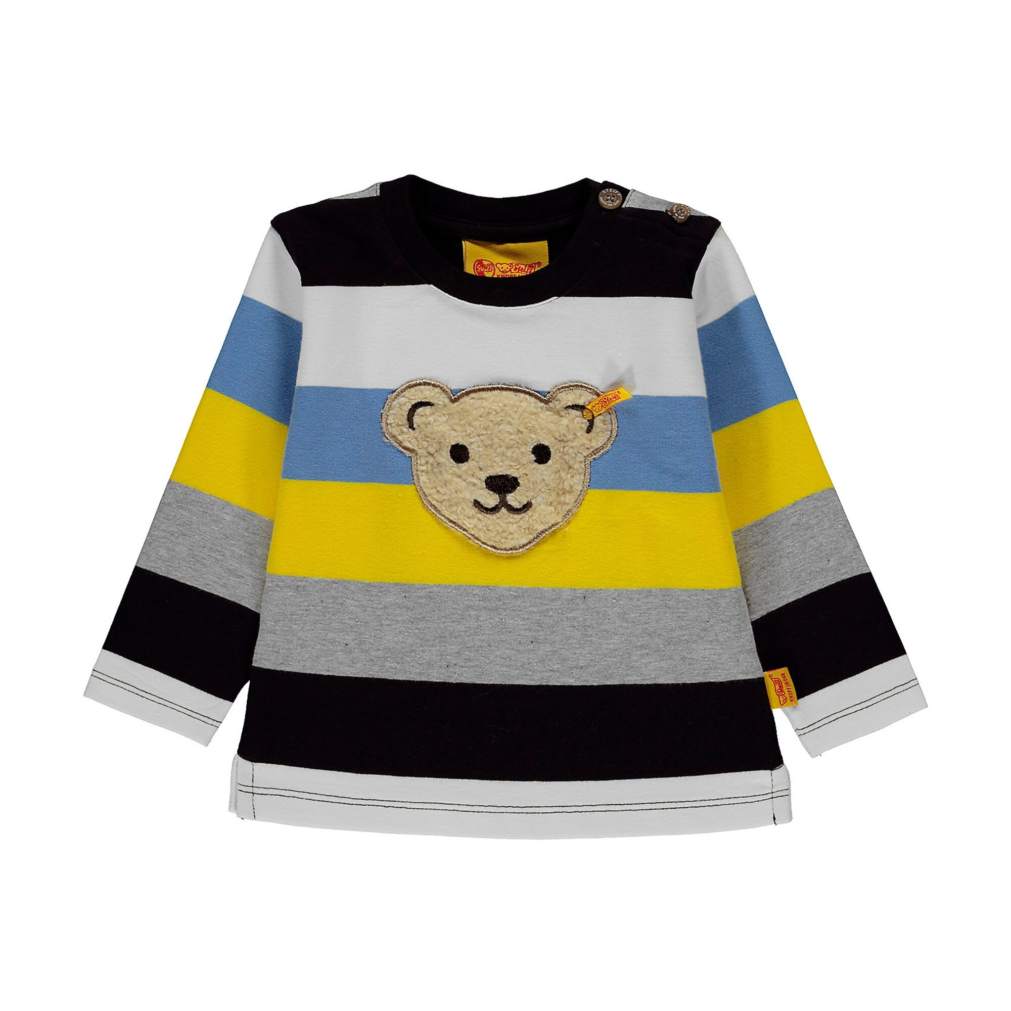 Steiff Collection Jongens Sweatshirt Gemengde Kleuren Wit steiff collection kopen in de aanbieding