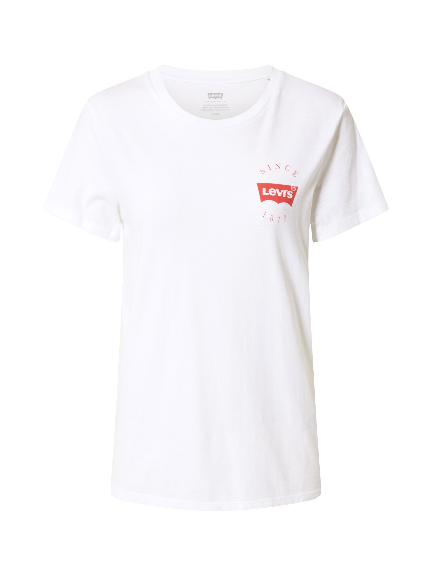 LEVI'S Marškinėliai  balta / raudona