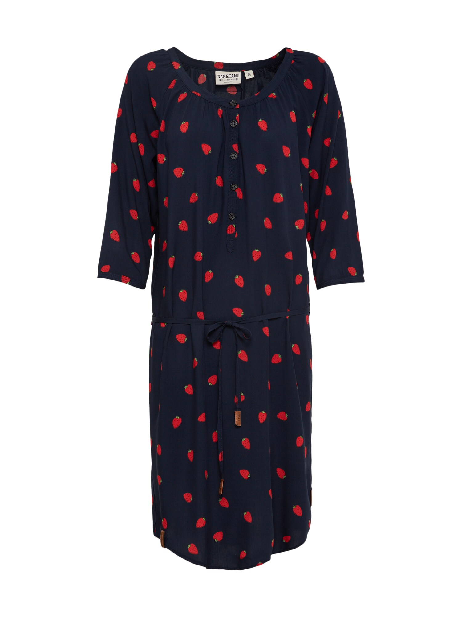 Naketano Dames Jurk Nachtblauw Gemengde Kleuren naketano kopen in de aanbieding