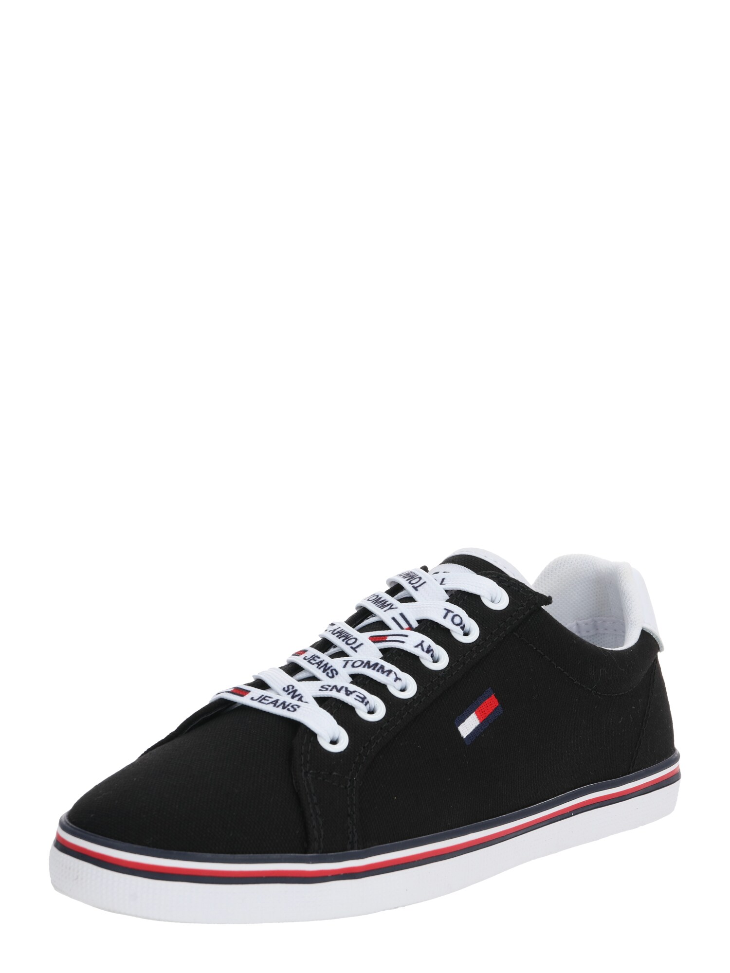 Tommy Jeans Sportbačiai be auliuko 'HAZEL 1D'  juoda / balta