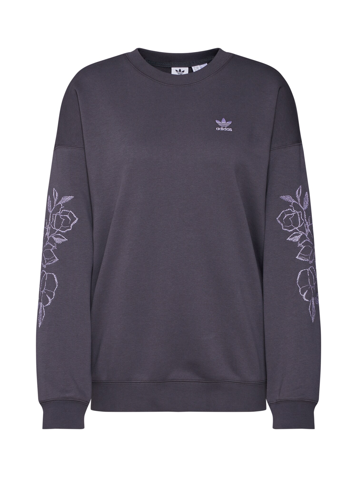 Adidas Originals Dames Sweatshirt Bf Sweater Grijs Lichtlila adidas originals kopen in de aanbieding