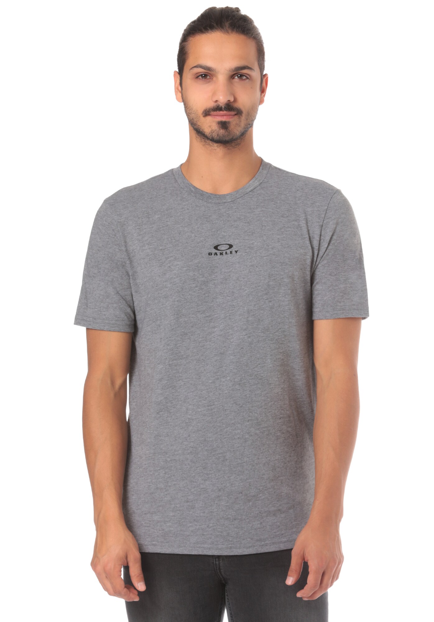 Oakley Heren Shirt Bark New Grijs oakley kopen in de aanbieding