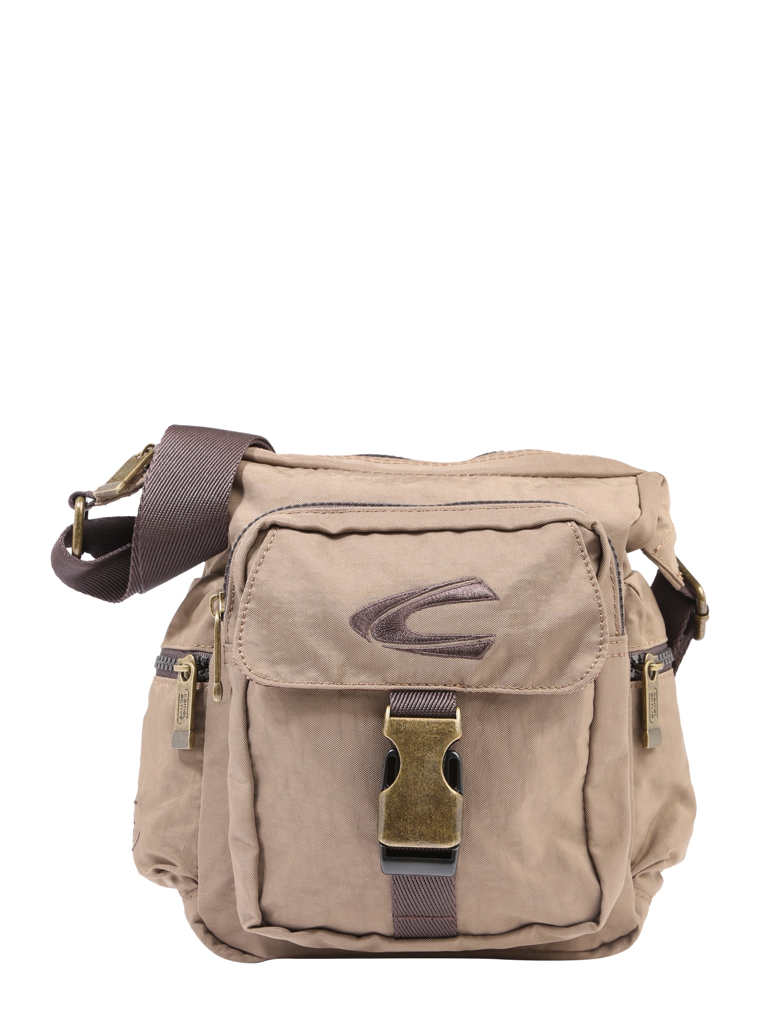 CAMEL ACTIVE Чанта за през рамо тип преметка 'Journey'  тъмнобежово / кафяво