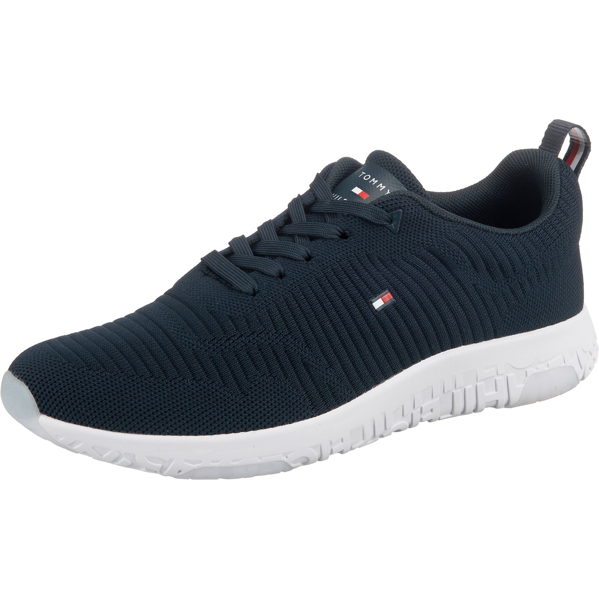 TOMMY HILFIGER Låg sneaker 'Corporate' marinblå / röd sneakers herr