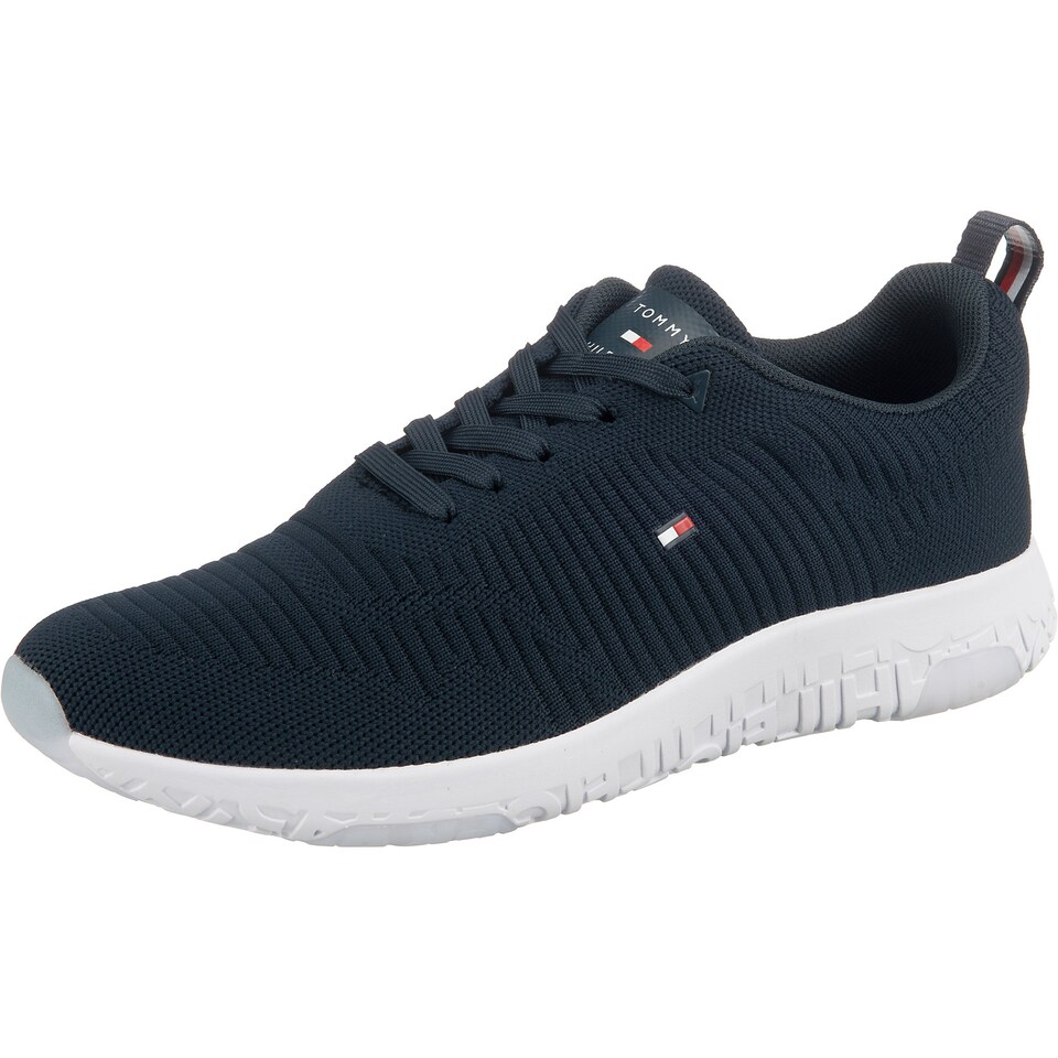 Låg sneaker 'Corporate' marinblå / röd