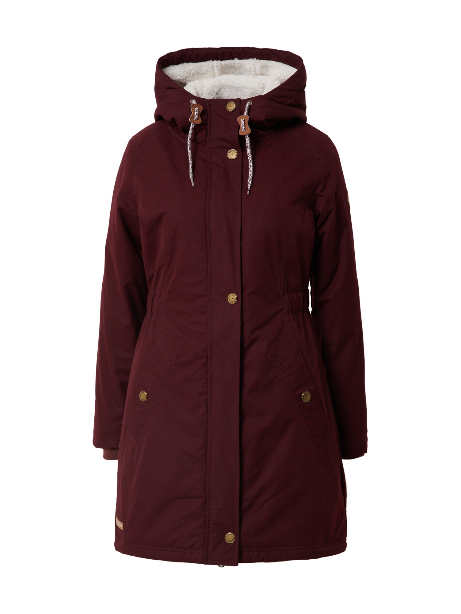 Iriedaily Sobretudo de inverno 'Hopi'  vermelho rubi