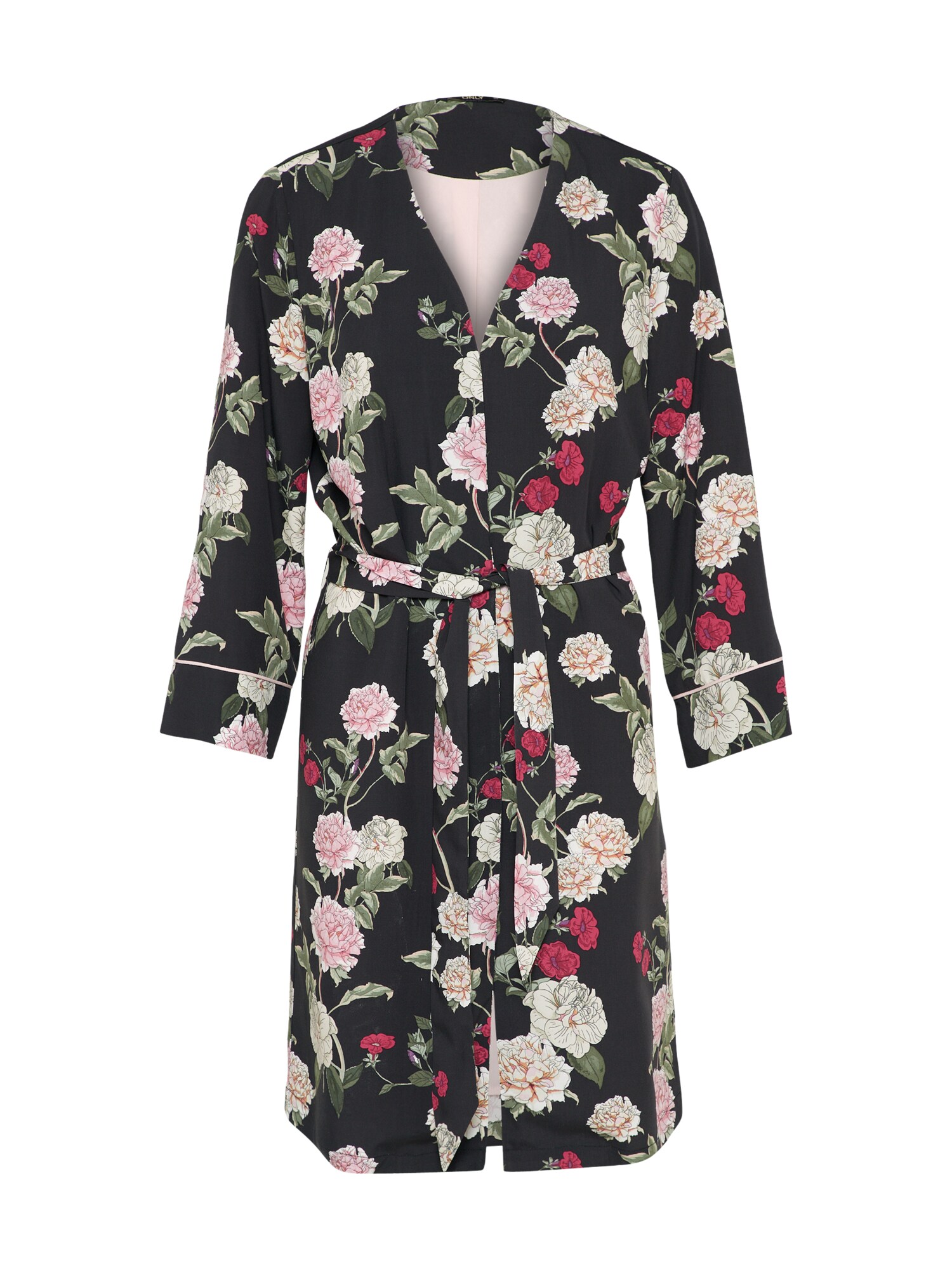 Only Dames Kimono Gemengde Kleuren Zwart only kopen in de aanbieding