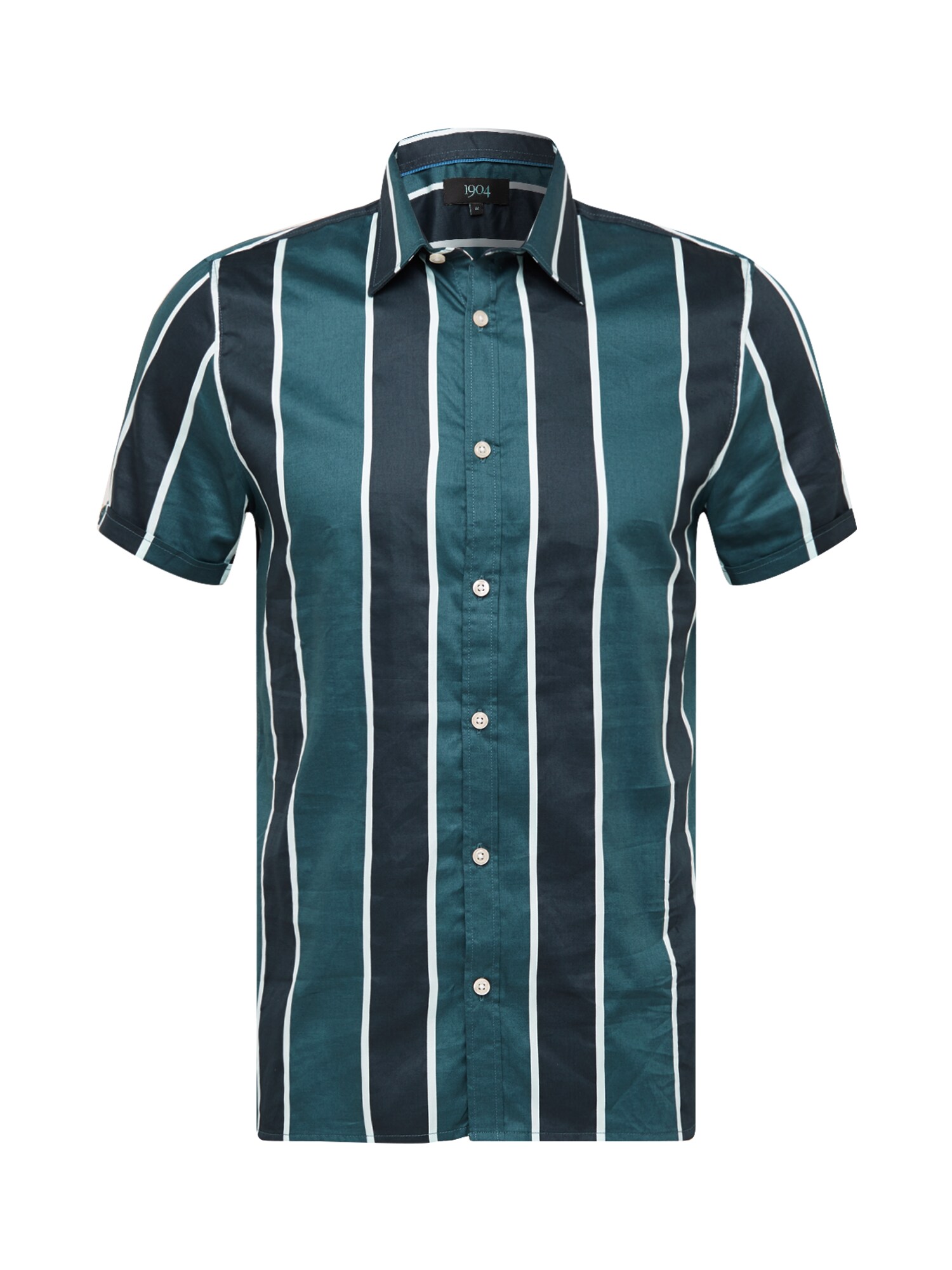 BURTON MENSWEAR LONDON Dalykiniai marškiniai 'Epsom'  tamsiai mėlyna / žalia / balta